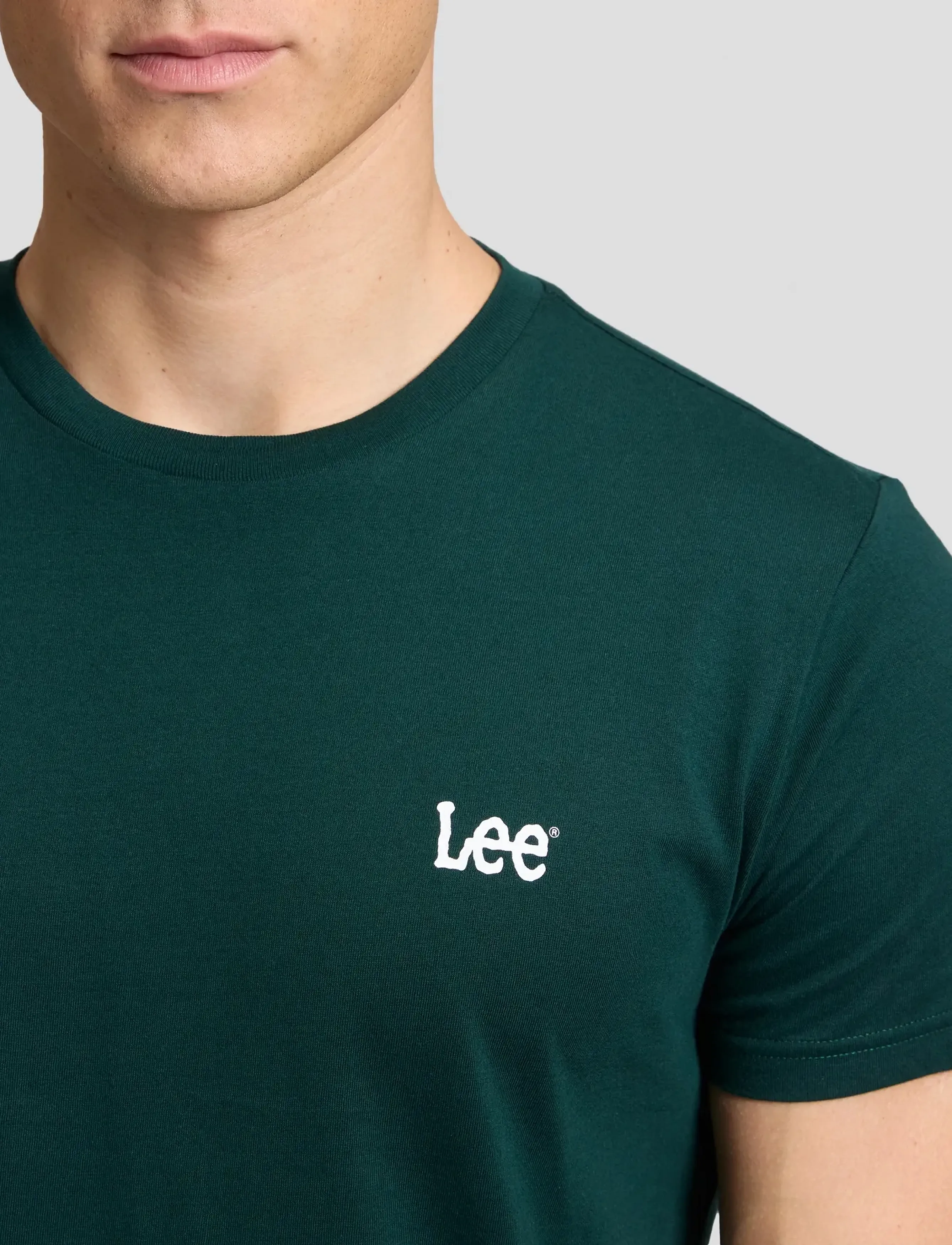 Lee Jeans - MULTI PACK CREW - autumn clothing - jade forest white - 5