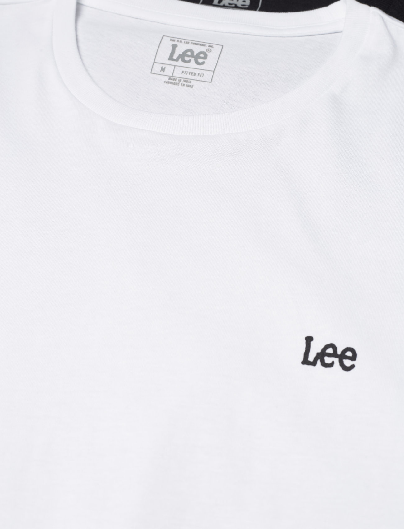 Lee Jeans - TWIN PACK CREW - zemākās cenas - black white - 1
