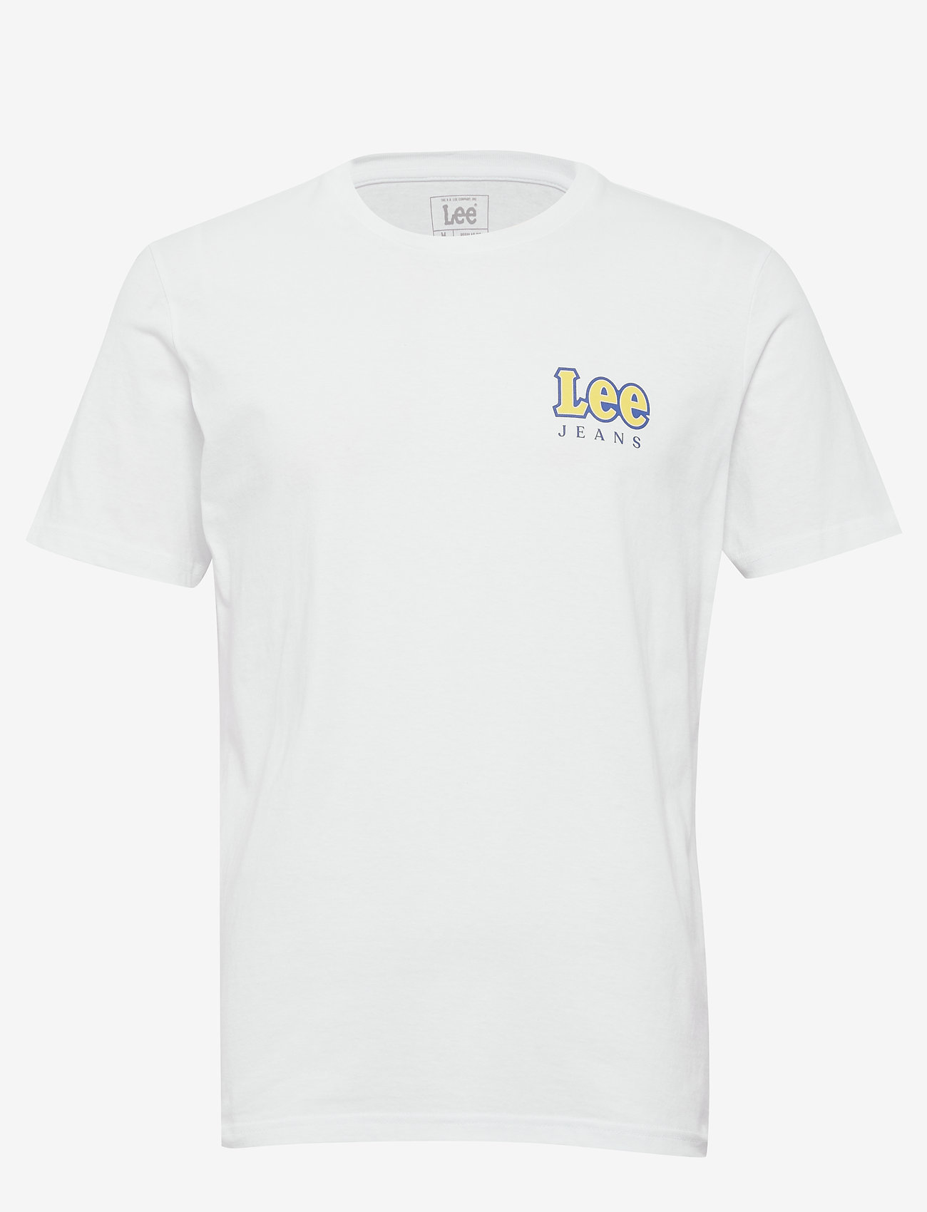 Lee Jeans - CHEST LOGO TEE - bright white - 0