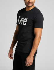 Lee Jeans - WOBBLY LOGO TEE - lowest prices - black - 5