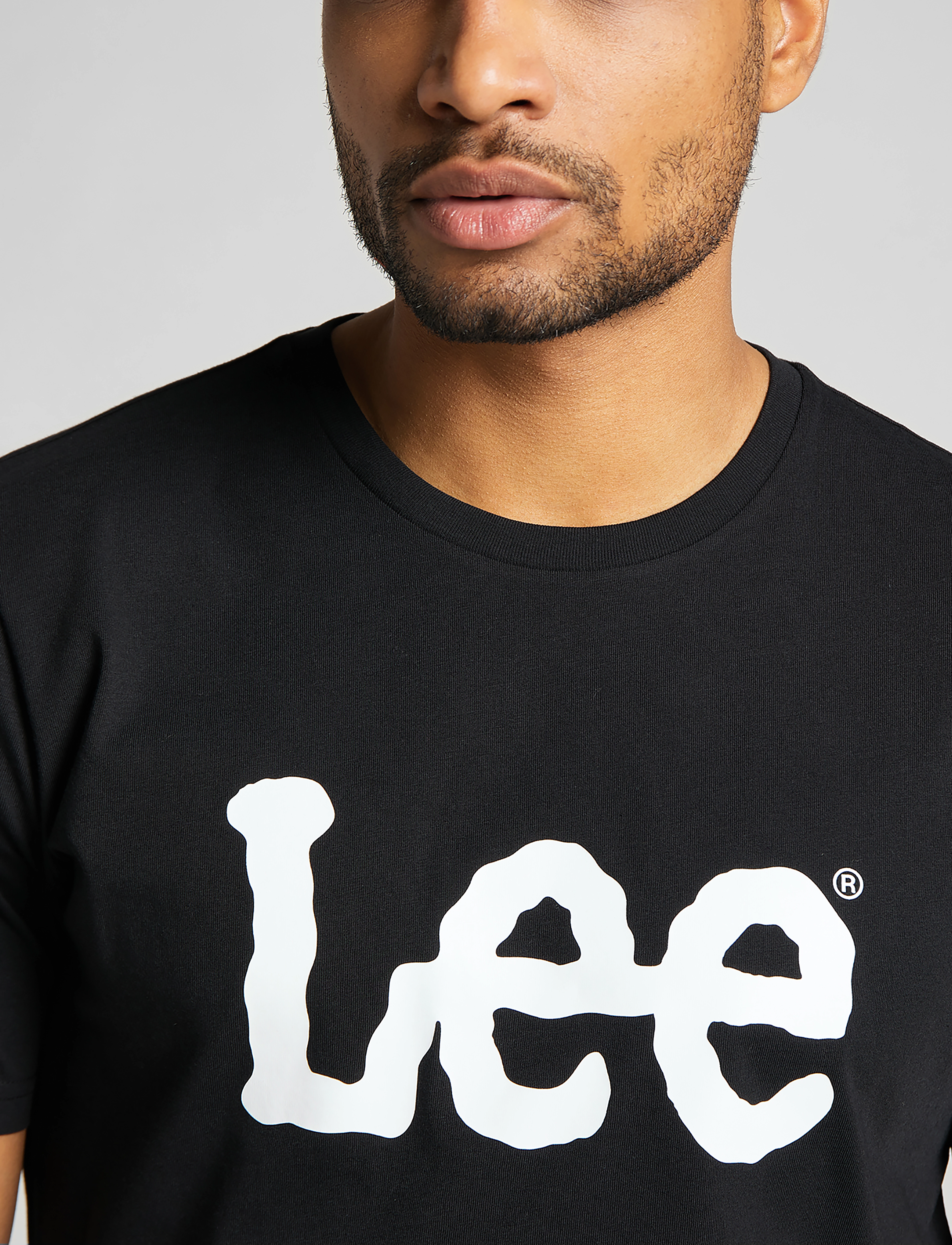 Lee WOBBLY_LOGO_TEE t-shirts med tryck herr – bild 7