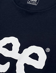 Lee Jeans - WOBBLY LOGO TEE - lowest prices - navy drop - 6