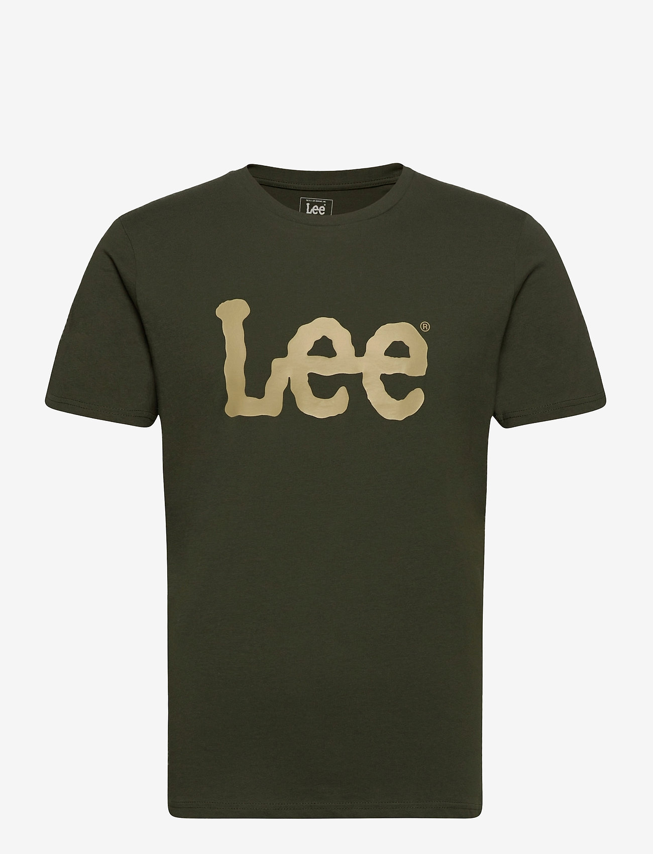 Lee Jeans - WOOBLY LOGO TEE - serpico green - 0