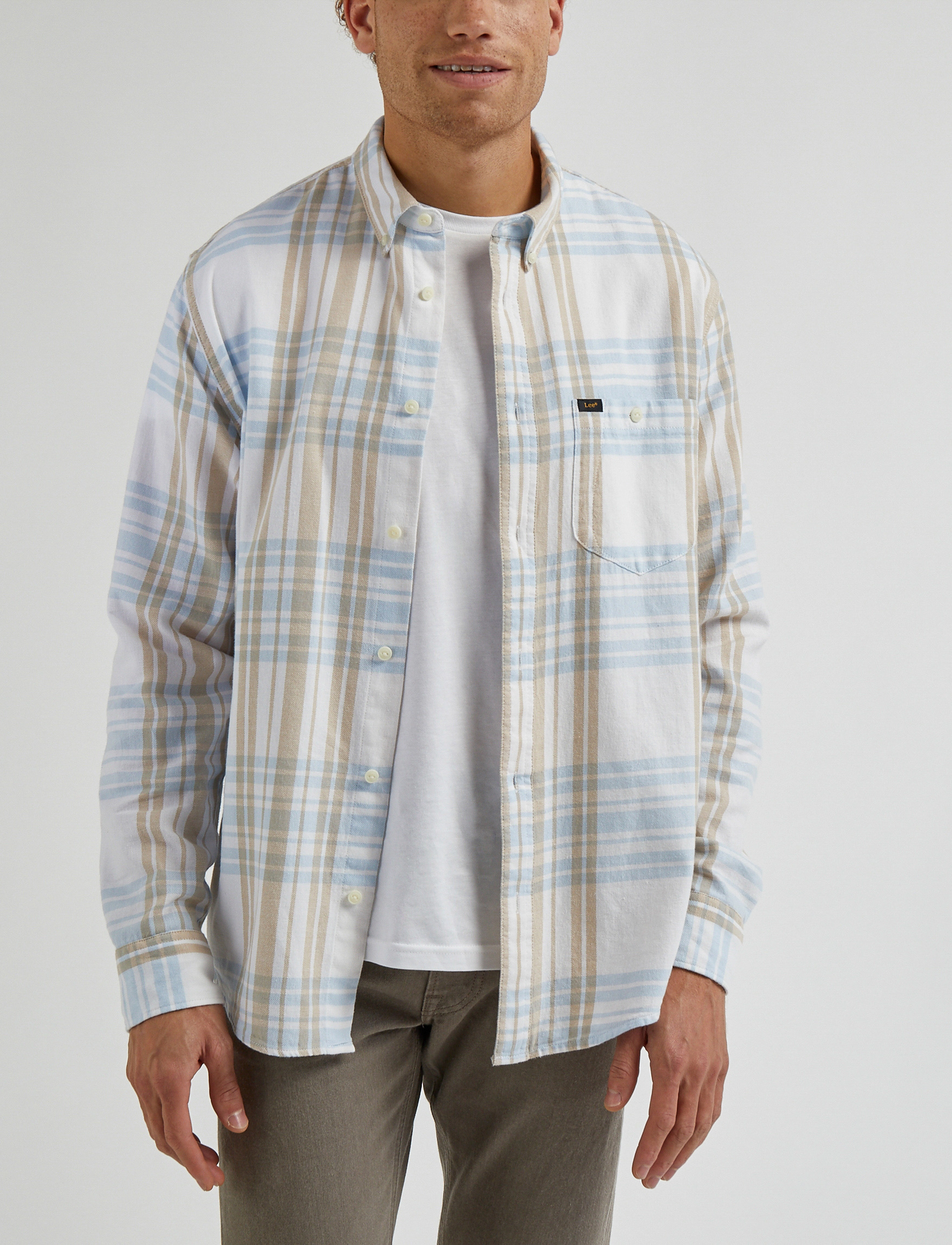 Lee Jeans - RIVETED SHIRT - blue sky - 2