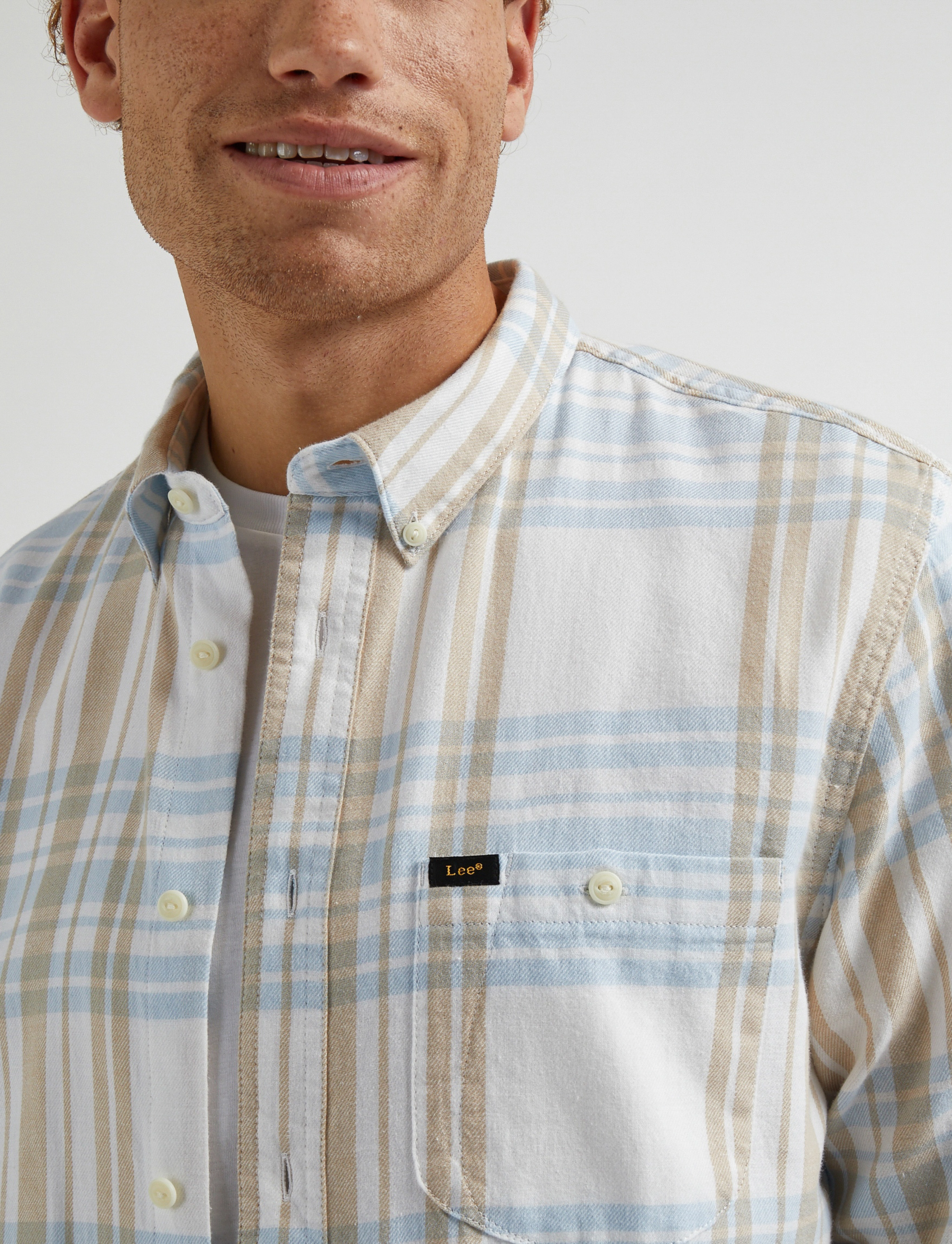 Lee Jeans - RIVETED SHIRT - blue sky - 5