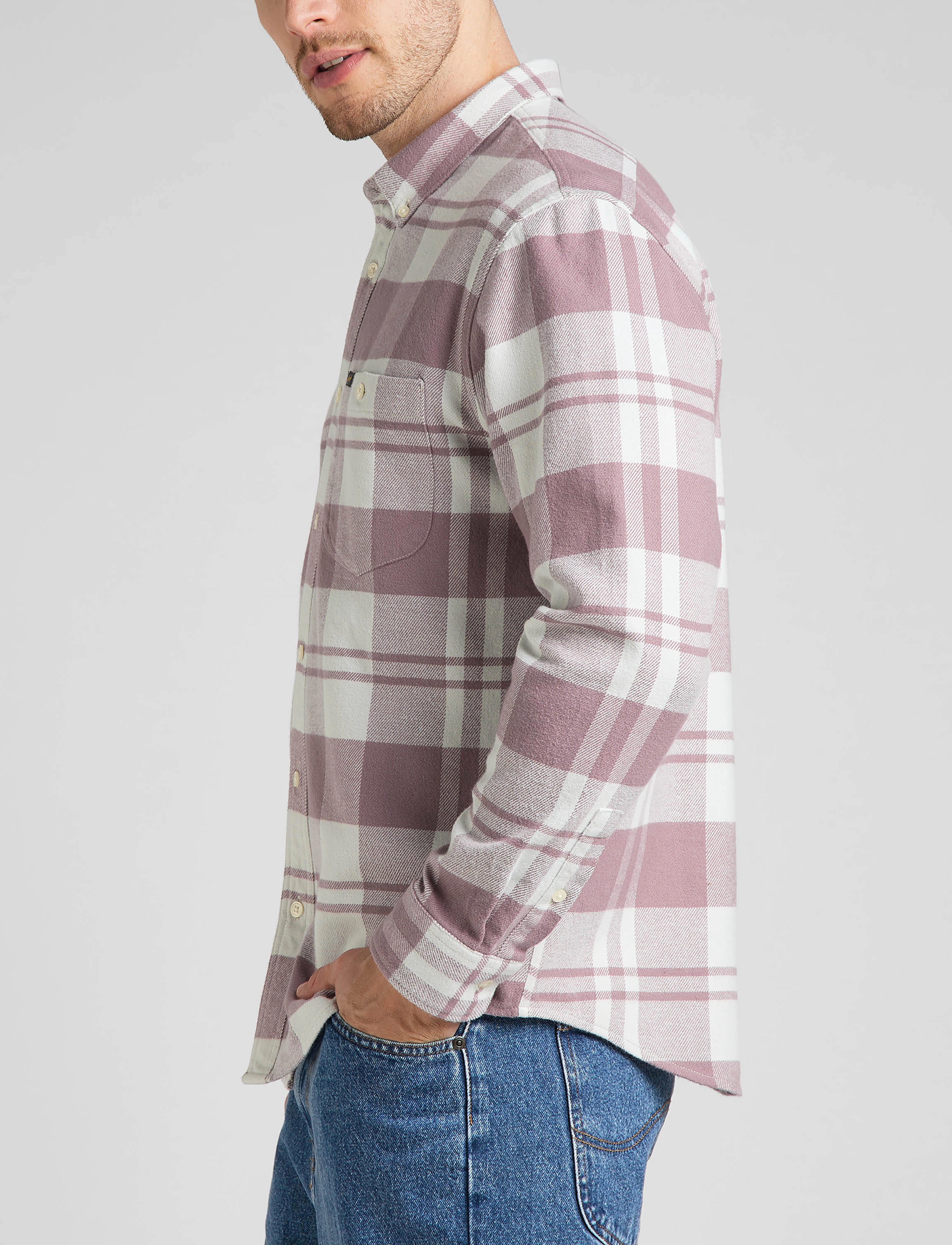 Lee Jeans - RIVETED SHIRT - purple storm - 5