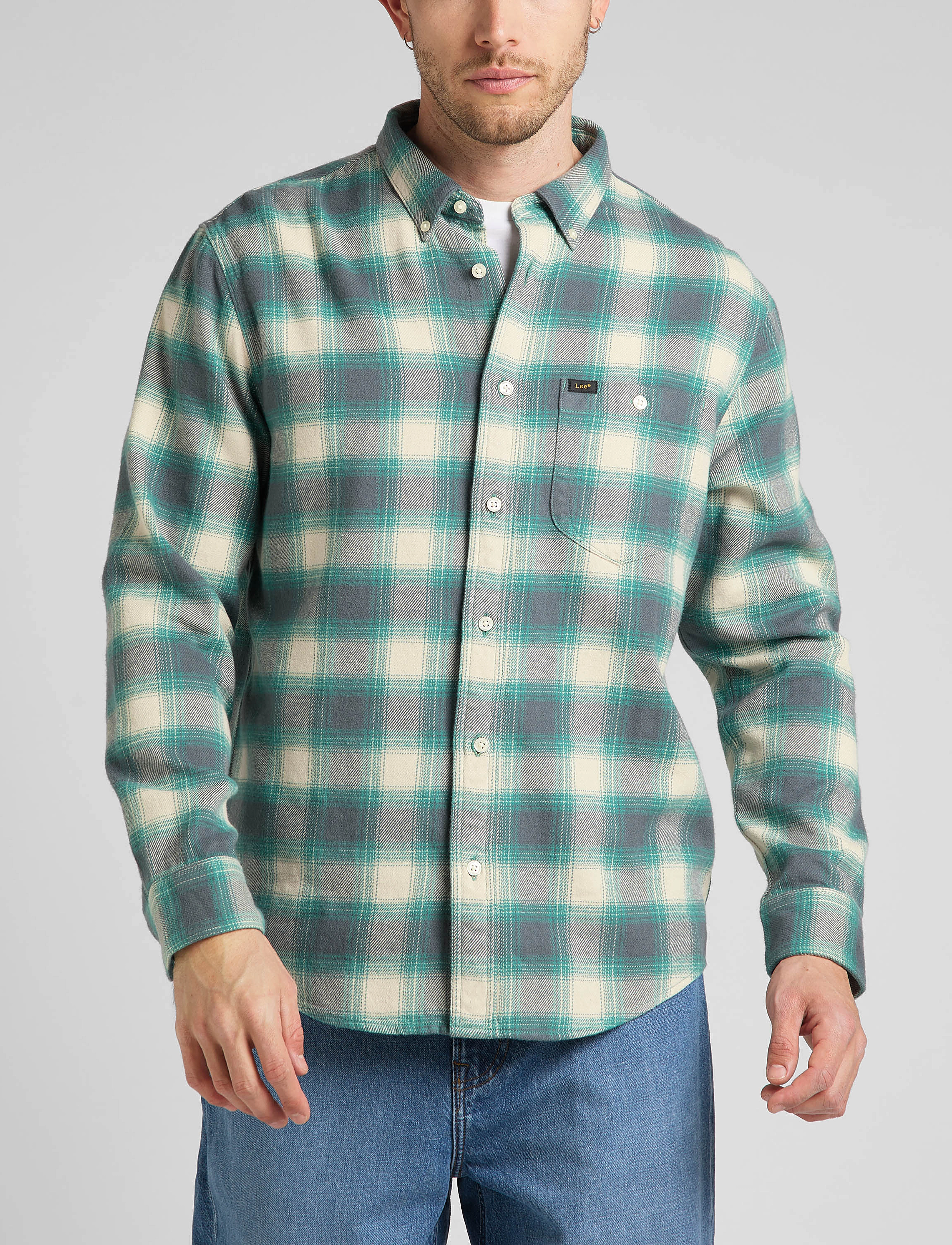 Lee Jeans - RIVETED SHIRT - monaco - 2