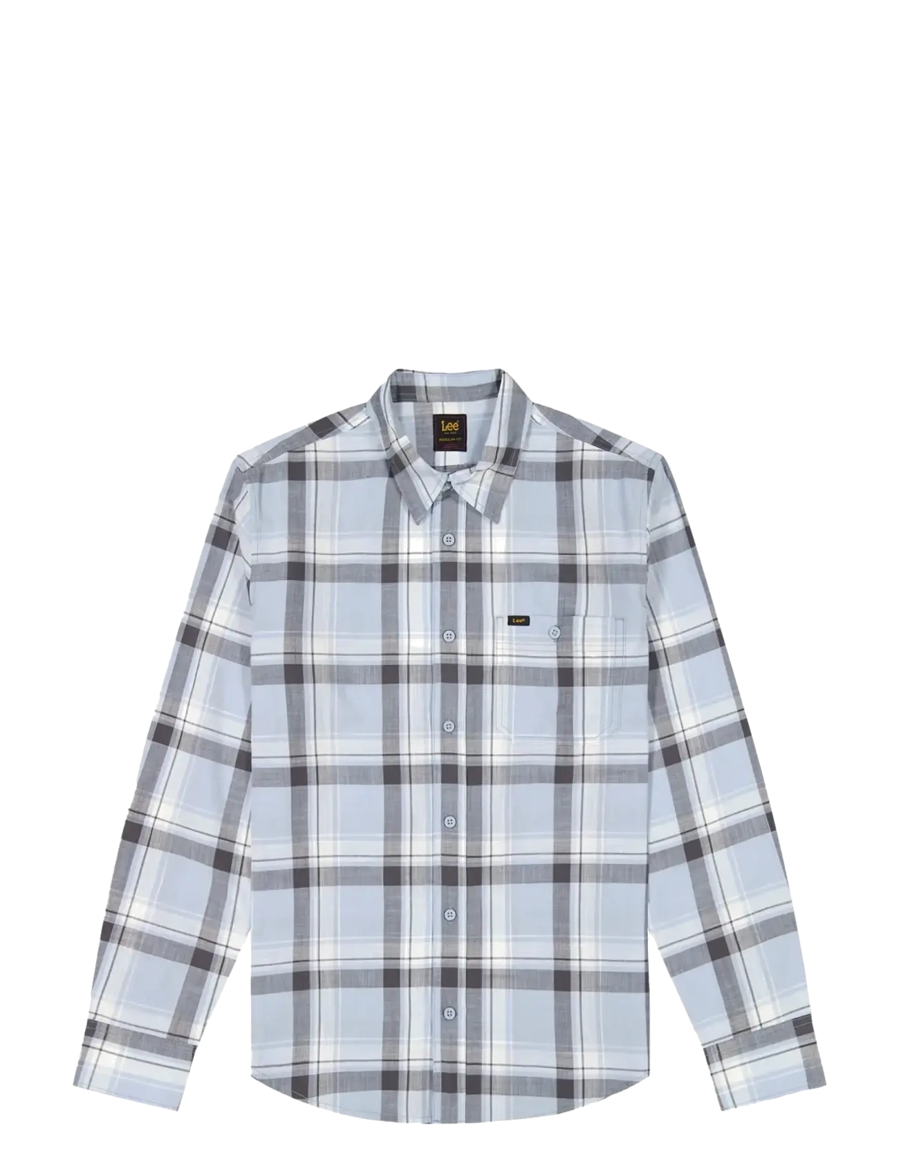 Lee Jeans LEESURE SHIRT - Skjorter - CONCRETE GRAY PLAID / multi