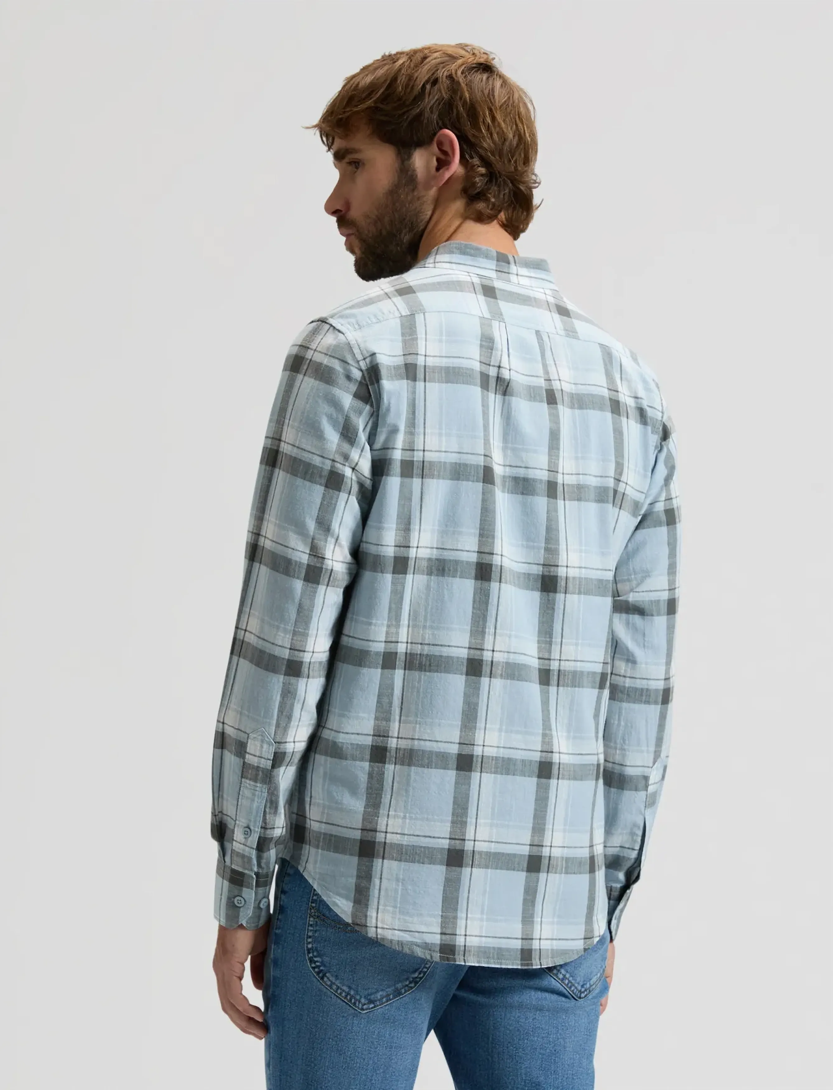 Lee Jeans - LEESURE SHIRT - casual skjorter - concrete gray plaid - 2