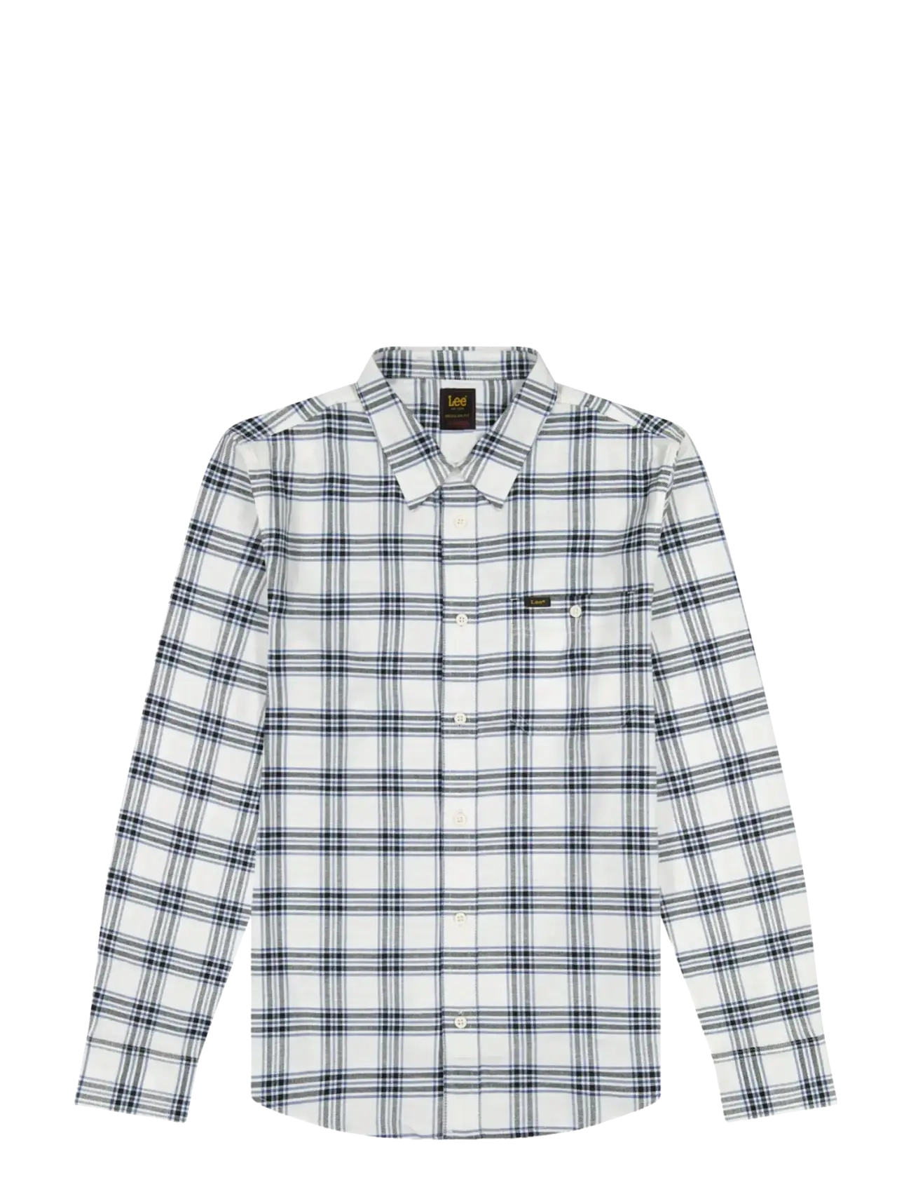 Lee Jeans LEESURE SHIRT - Skjorter - ECRU PLAID / white