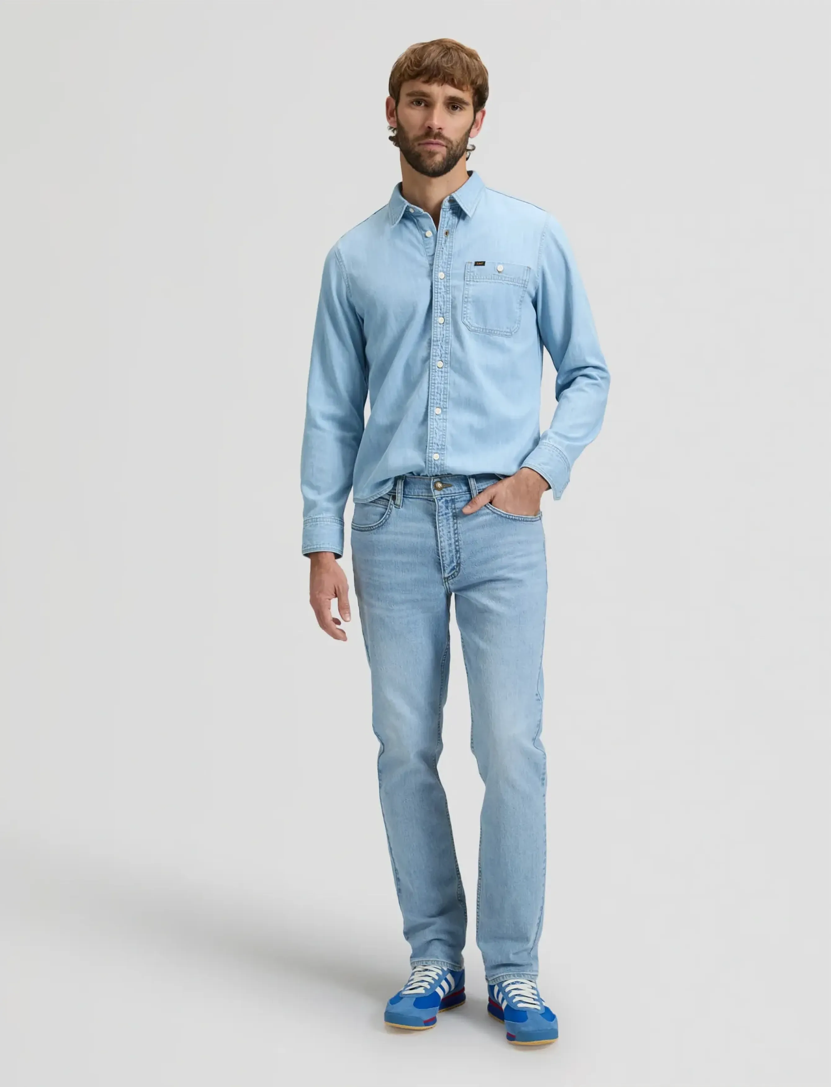 Lee Jeans - LEESURE SHIRT - casual skjortor - helios - 3