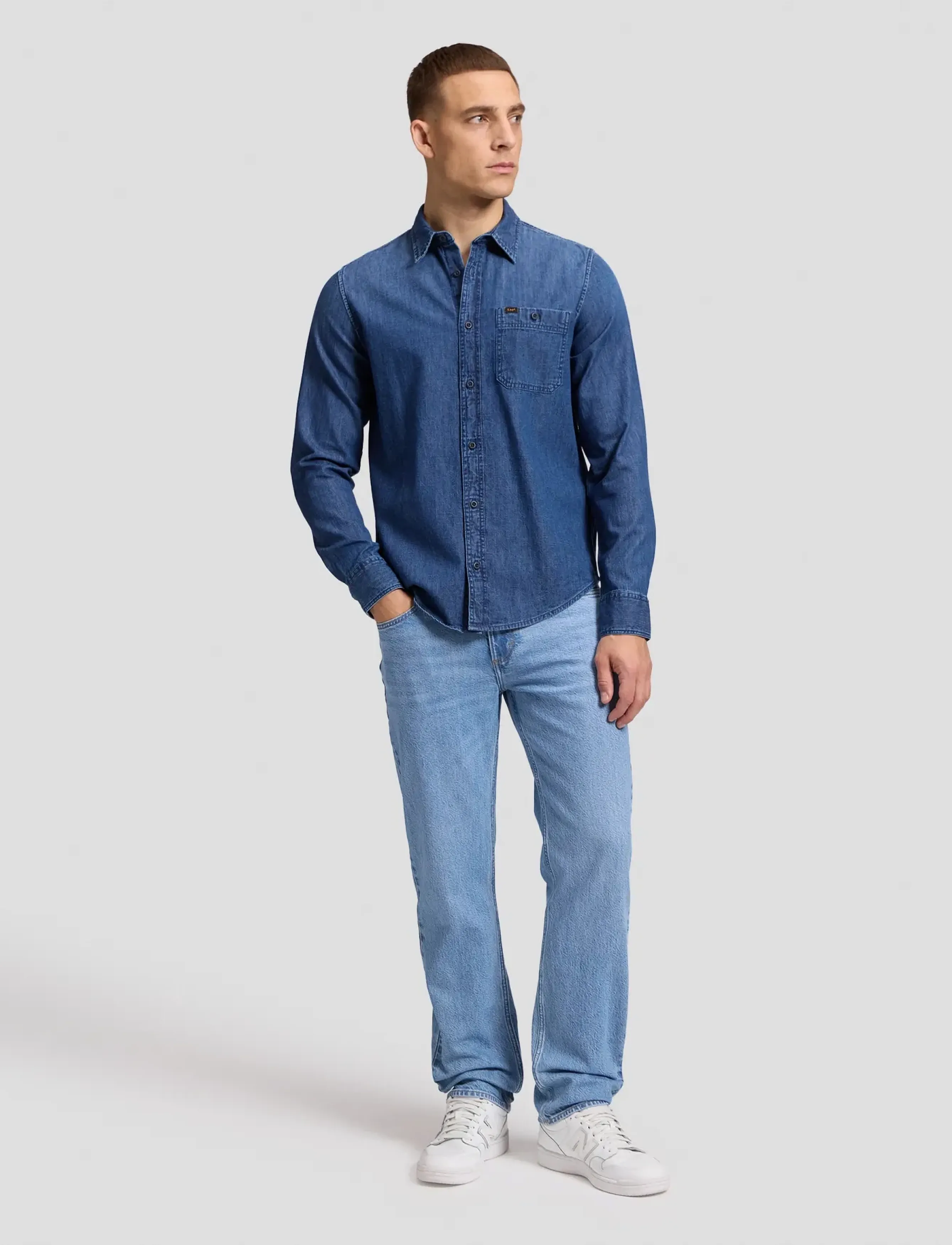 Lee Jeans - LEESURE SHIRT - casual hemden - keep up blues - 3