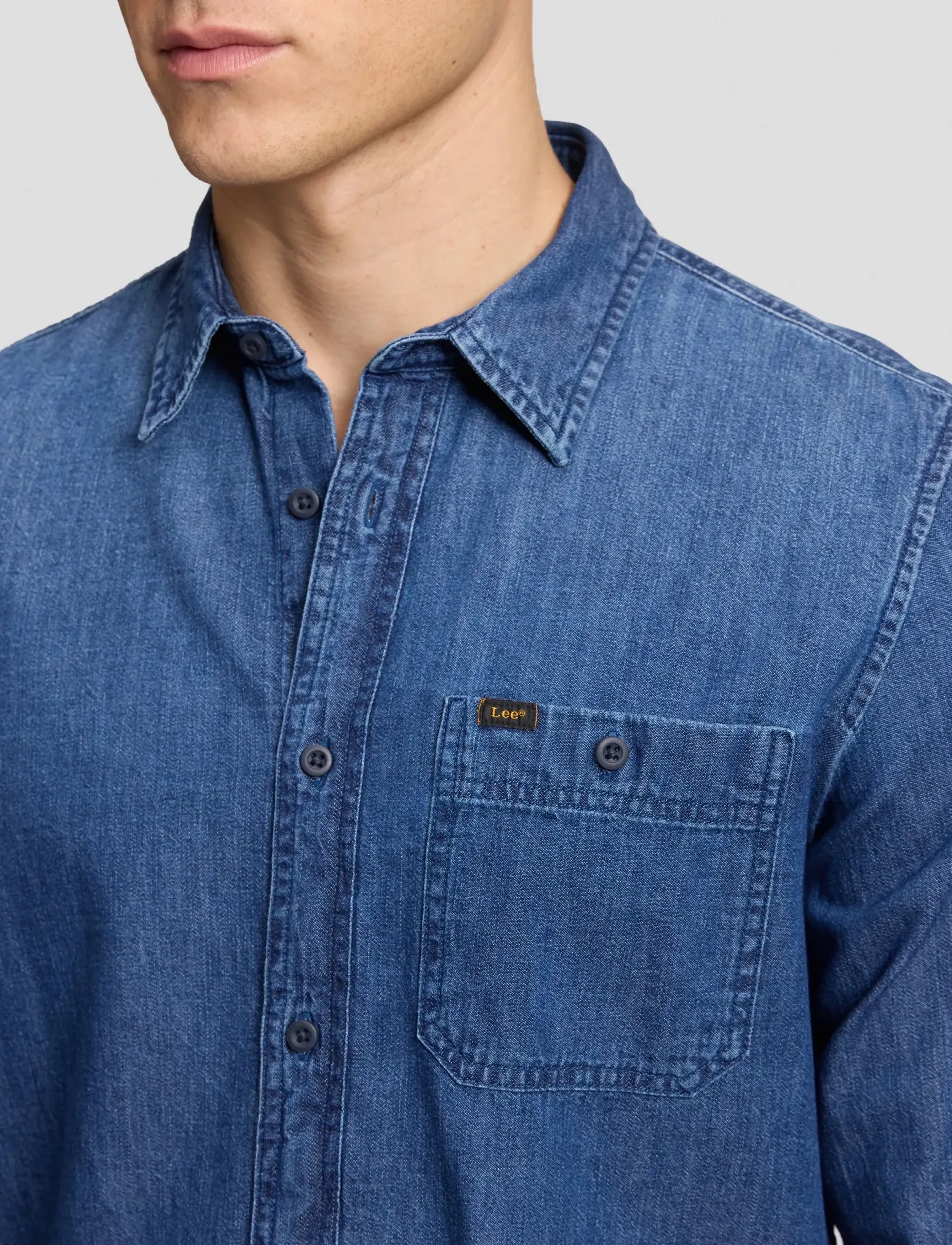 Lee Jeans - LEESURE SHIRT - casual hemden - keep up blues - 5