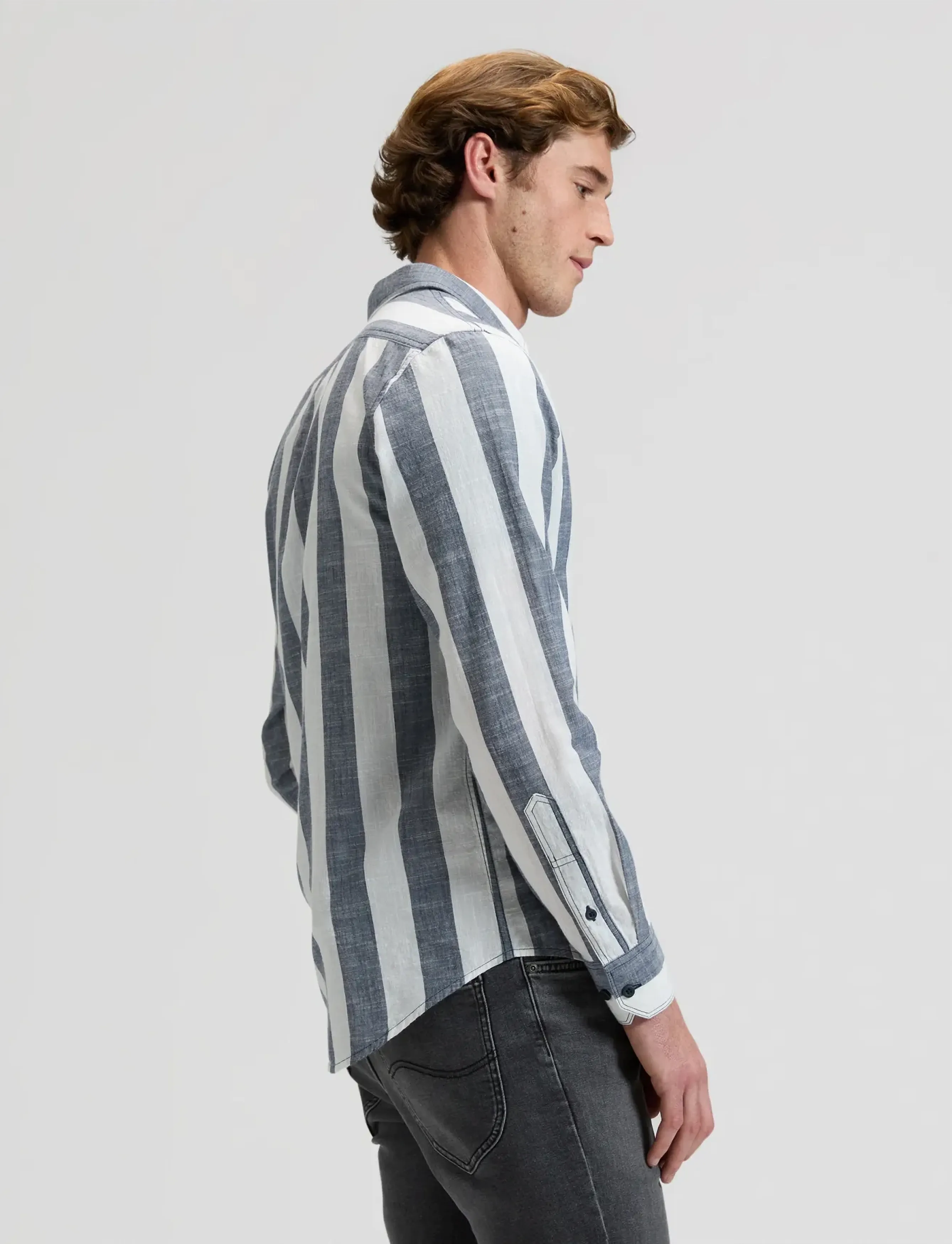 Lee Jeans - LEESURE SHIRT - casual skjorter - mood awning stripe - 4