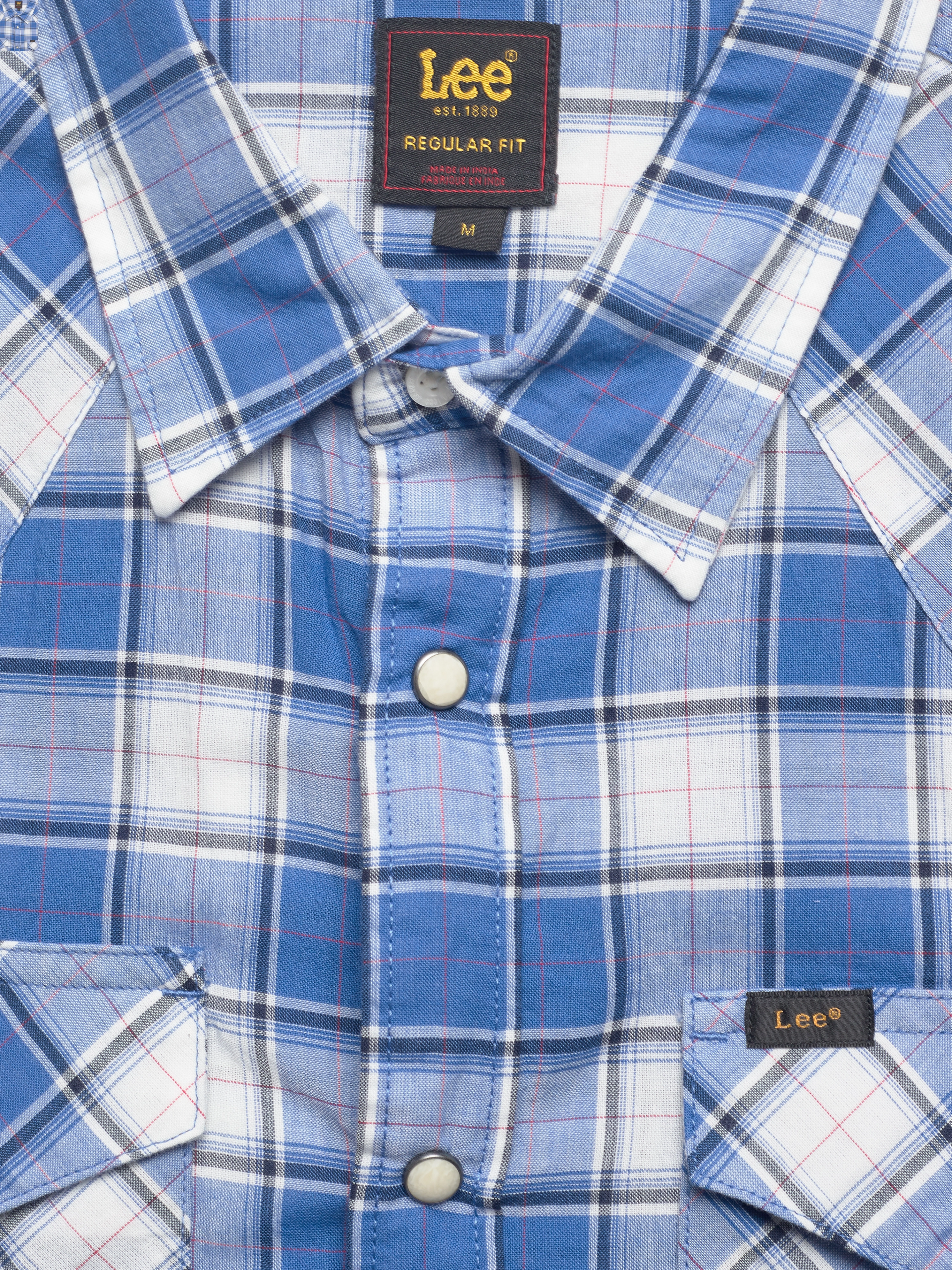Lee Jeans - SS WESTERN SHIRT - blue union - 2