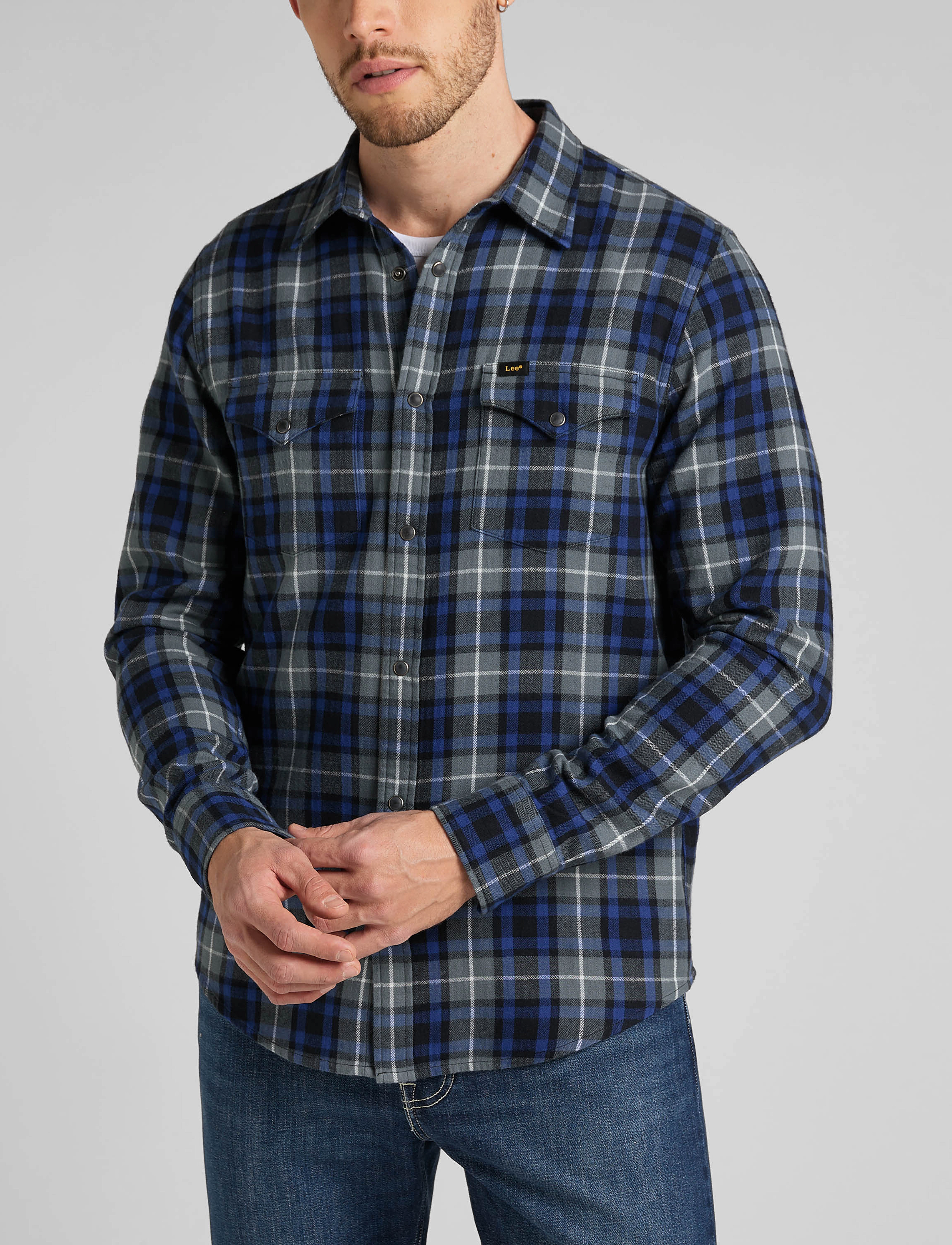 Lee Jeans - CLEAN REG WESTERN - anthem blue - 2