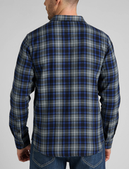 Lee Jeans - CLEAN REG WESTERN - checkered shirts - anthem blue - 3