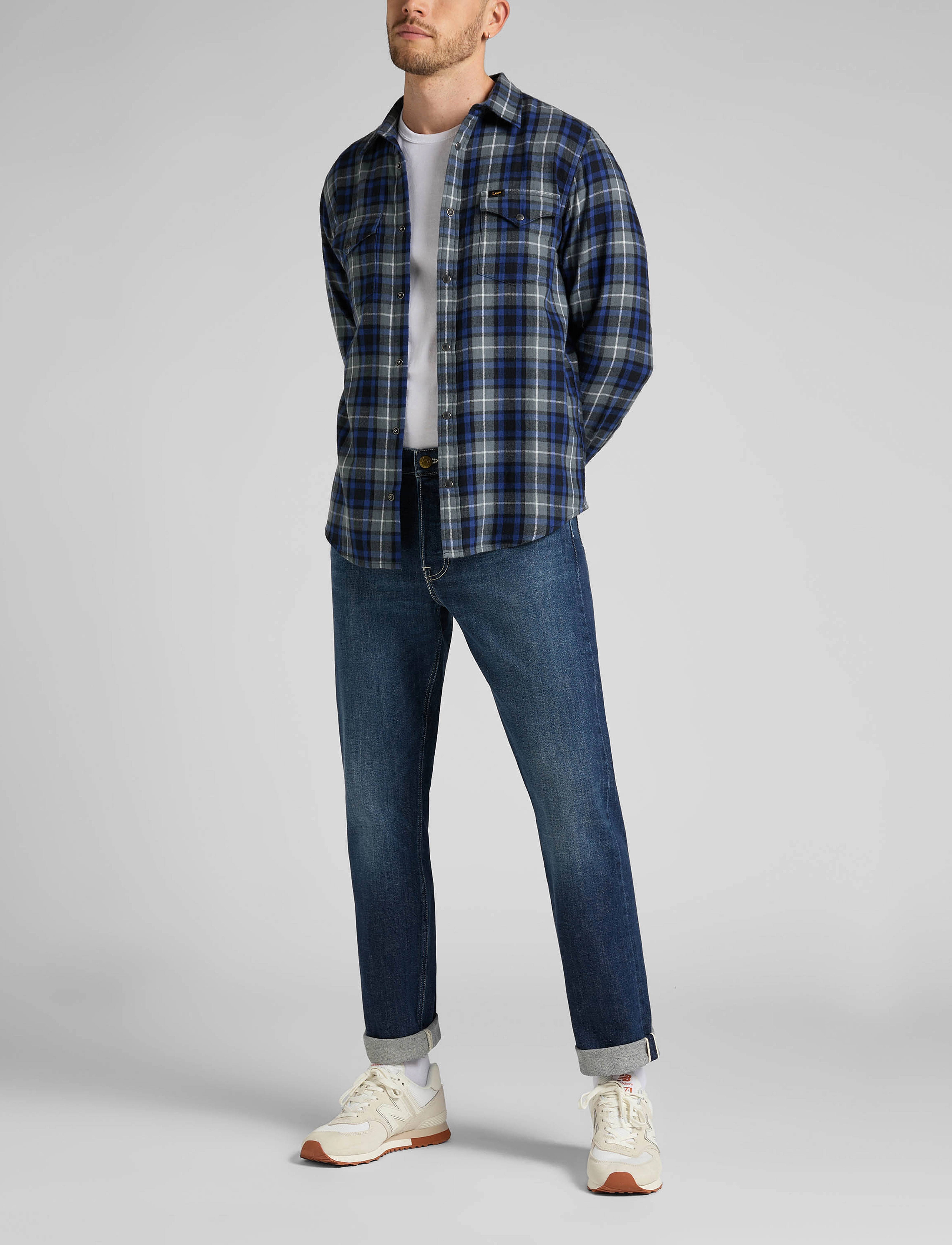 Lee Jeans - CLEAN REG WESTERN - anthem blue - 4