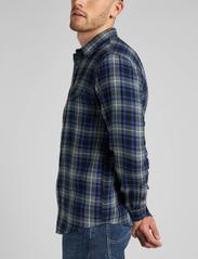 Lee Jeans - CLEAN REG WESTERN - checkered shirts - anthem blue - 5