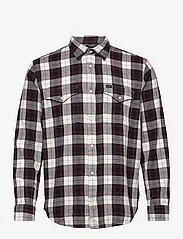 Lee Jeans - CLEAN REG WESTERN - checkered shirts - velvet beet - 0