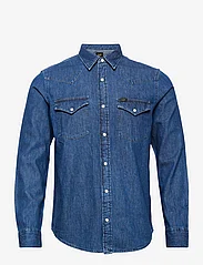 Lee Jeans - REGULAR WESTERN - džinsiniai marškiniai - mid stone - 0