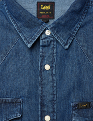Lee Jeans - REGULAR WESTERN - jeansskjortor - mid stone - 2