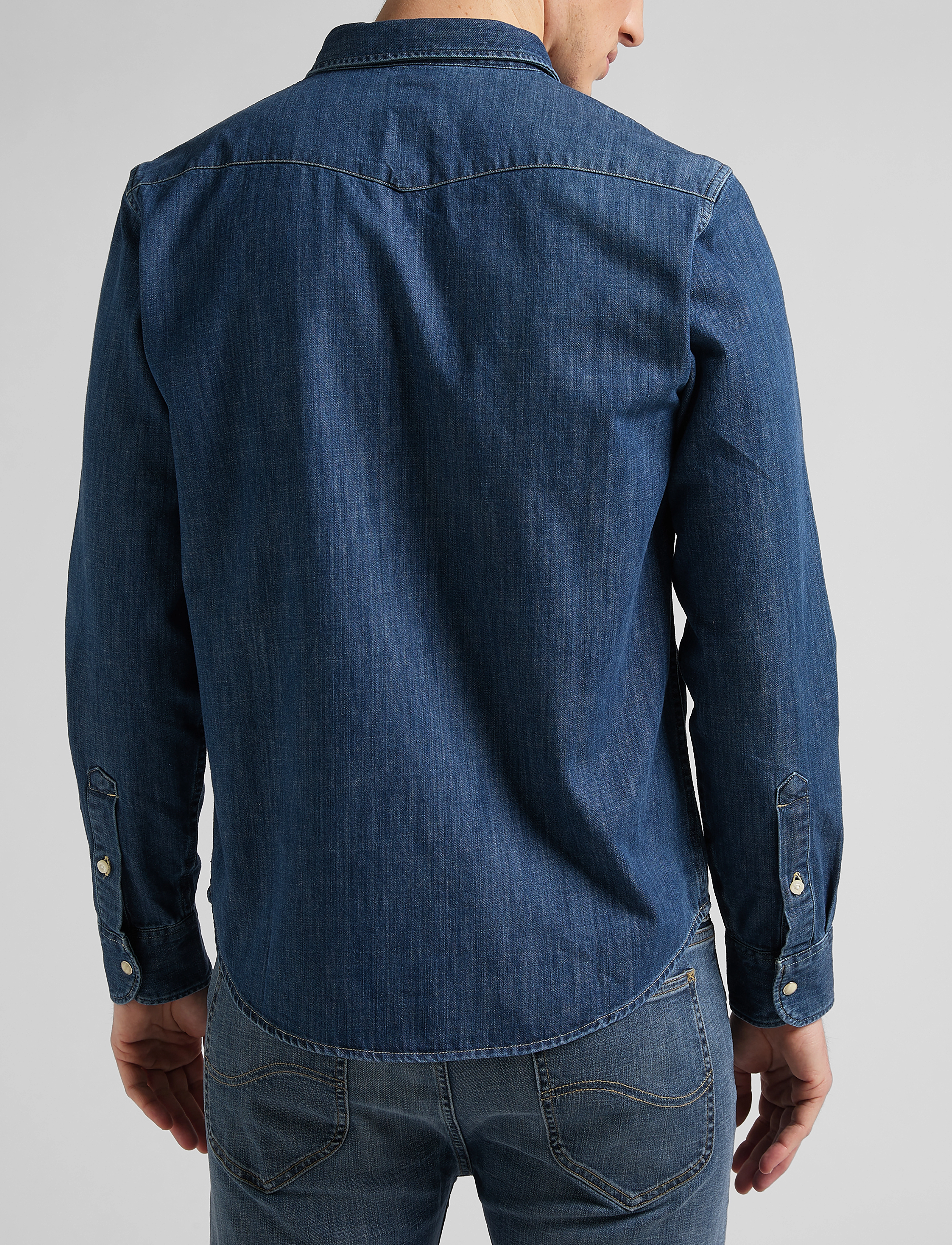 Lee Jeans - REGULAR WESTERN - dipped blue - 3