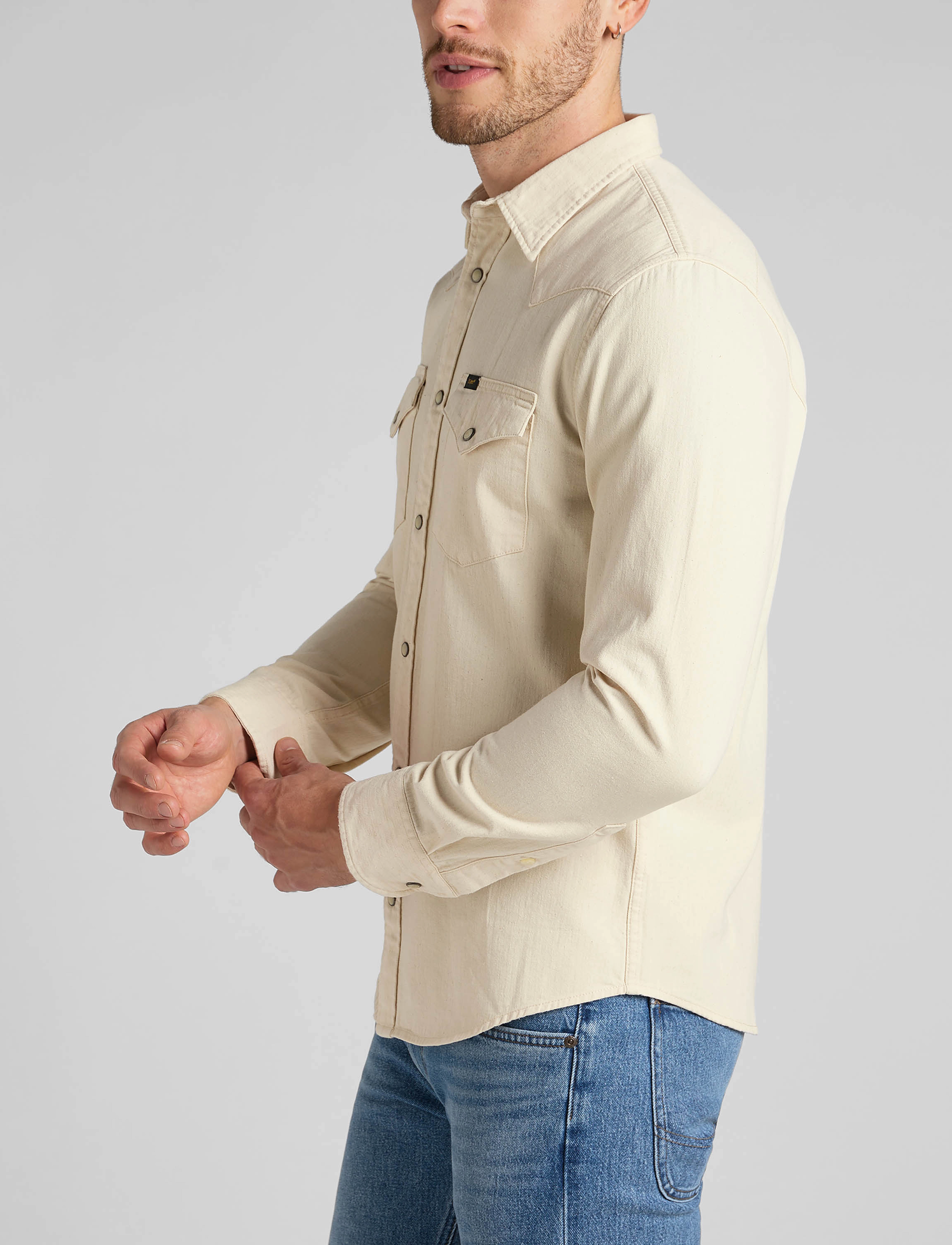 Lee Jeans - REGULAR WESTERN - ecru - 5
