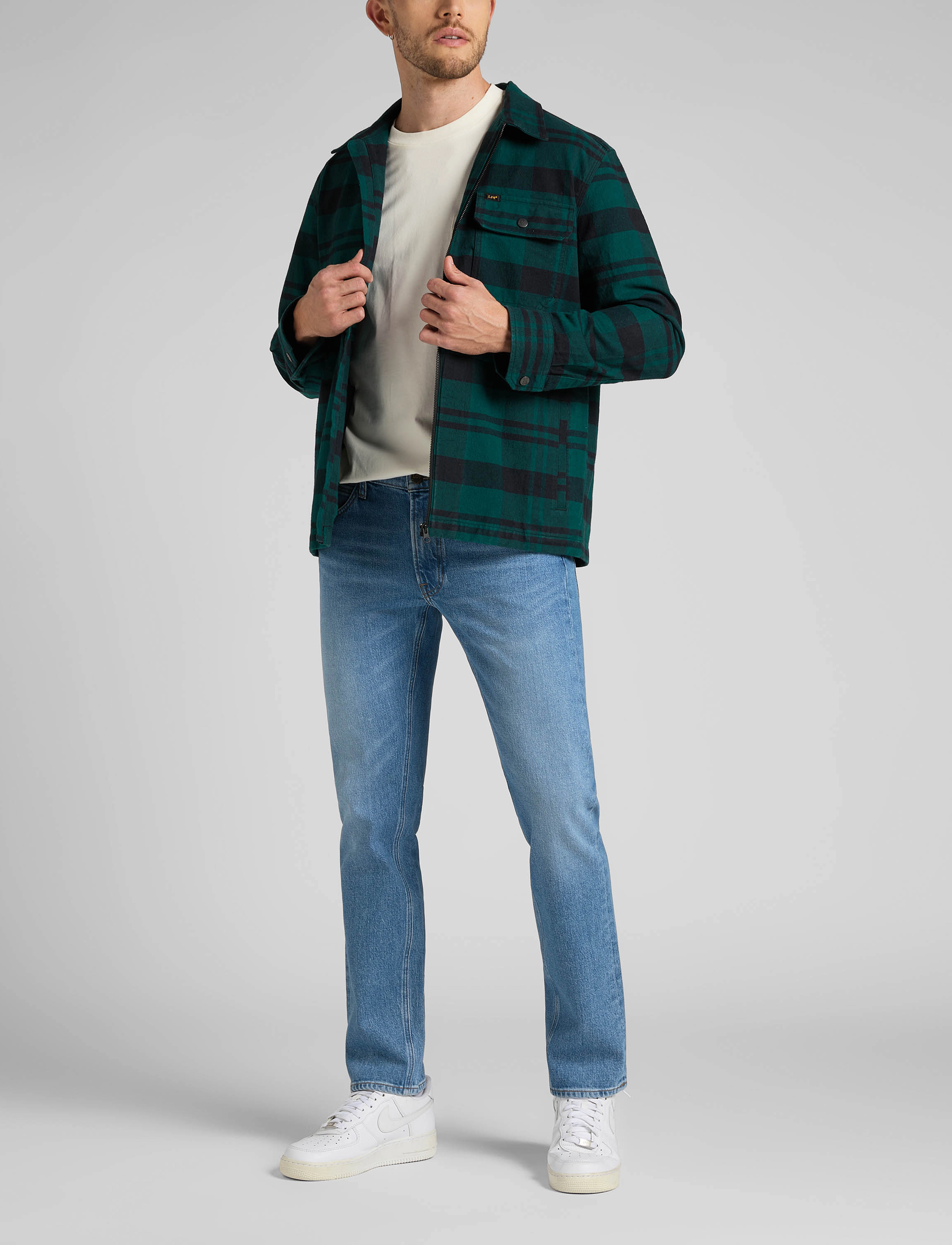 Lee Jeans - ZIPPED OVERSHIRT - black - 4