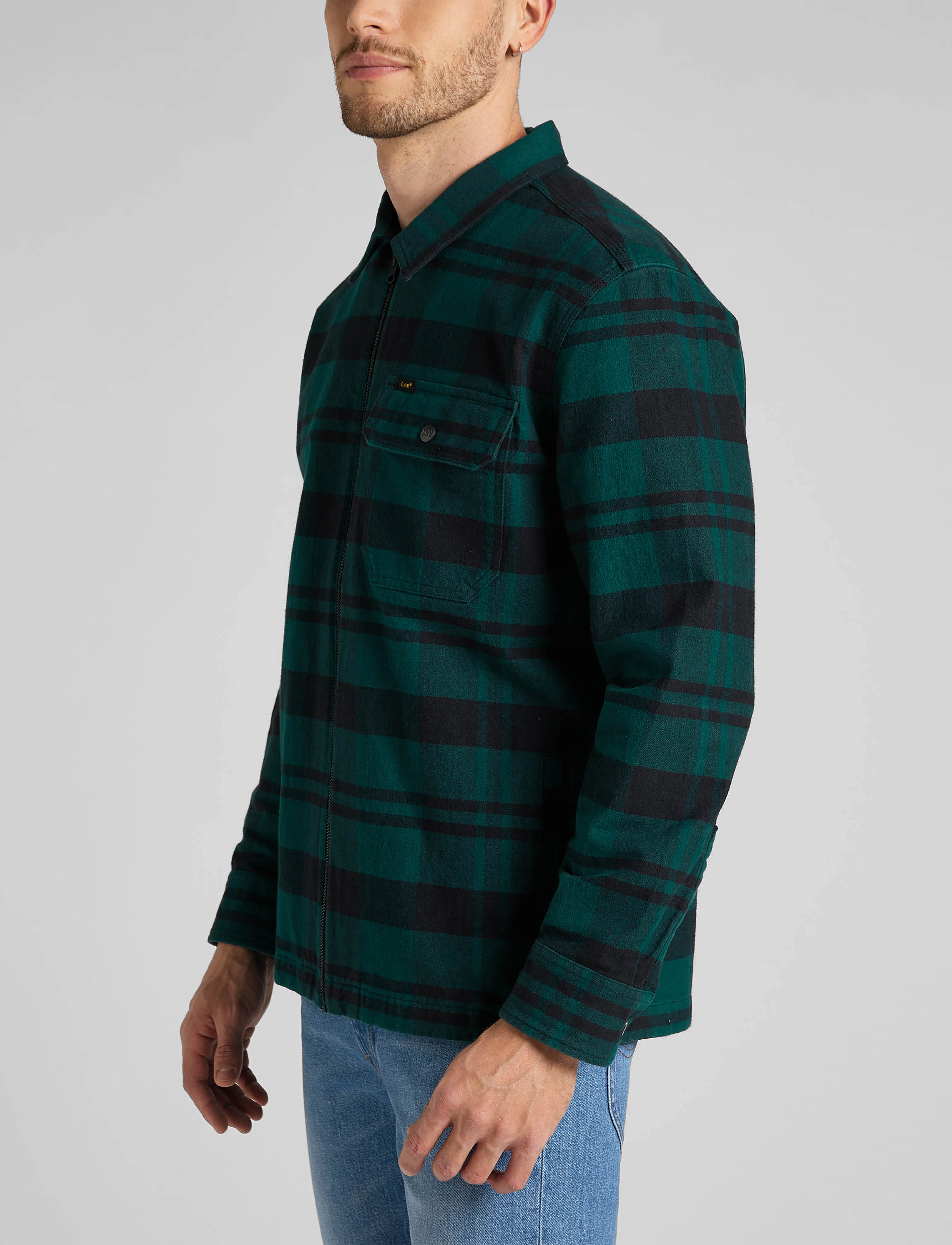 Lee Jeans - ZIPPED OVERSHIRT - black - 5