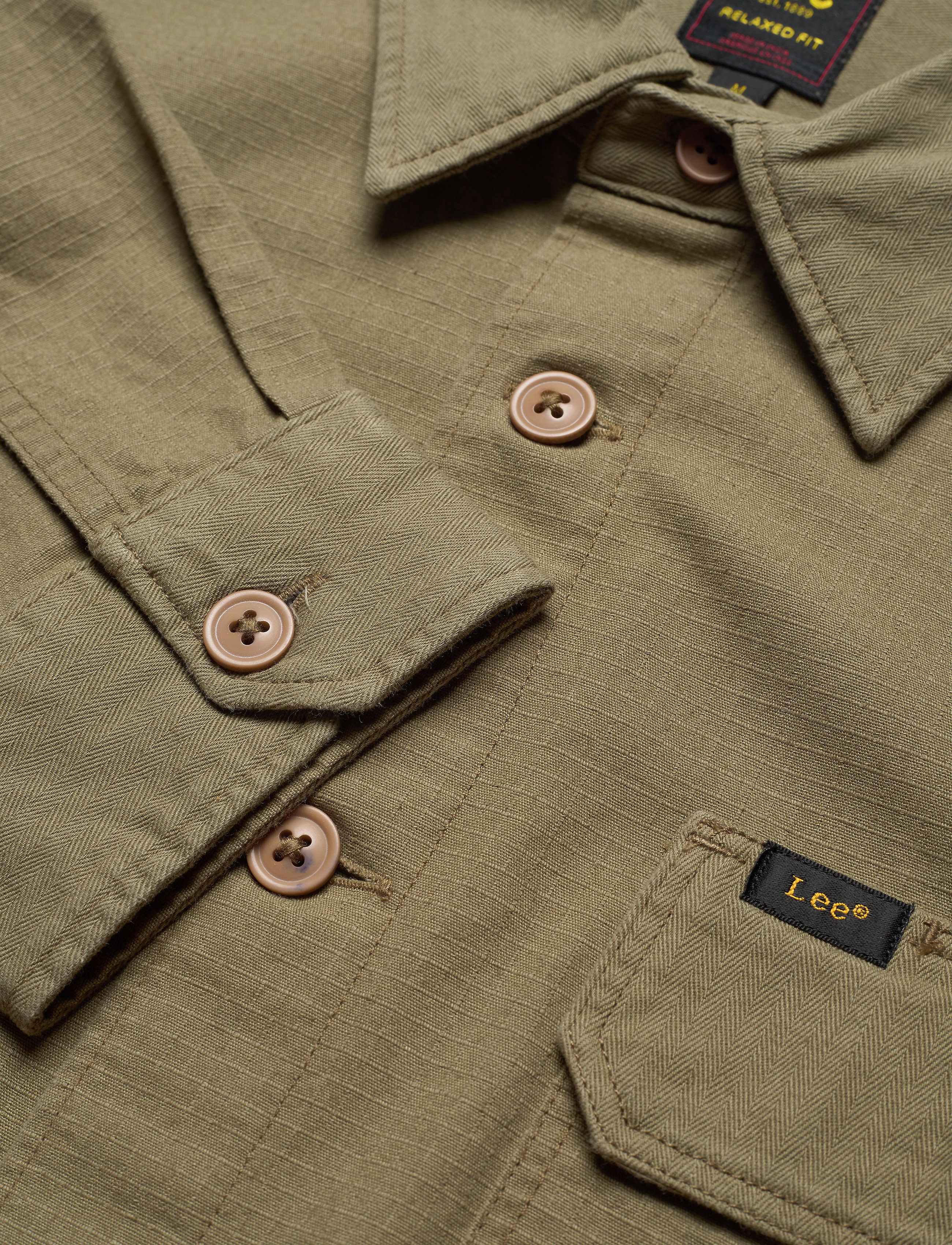 Lee Jeans - 2 PKT OVERSHIRT - utility green - 2