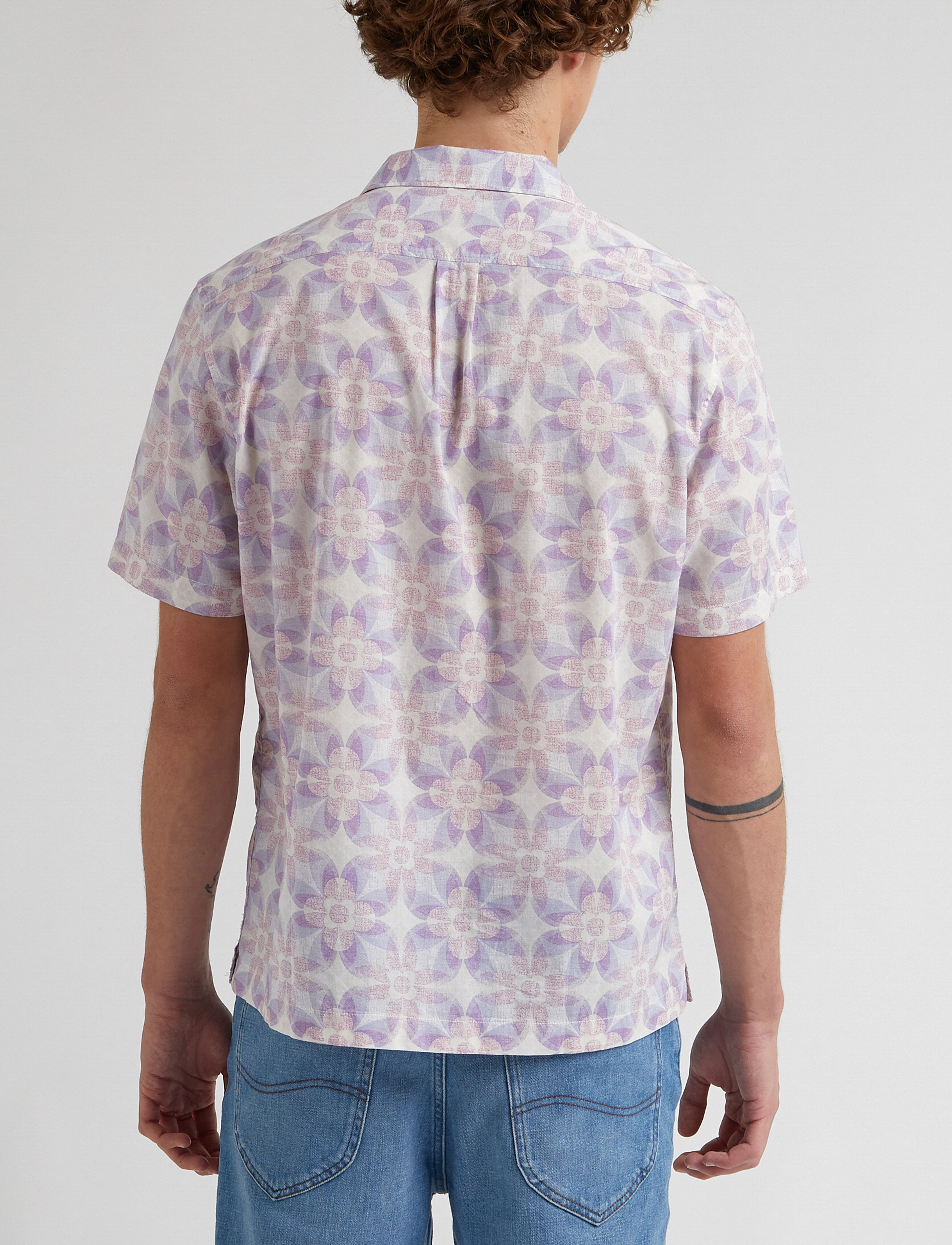 Lee Jeans - RESORT SHIRT - kortærmede skjorter - foggy gray - 3
