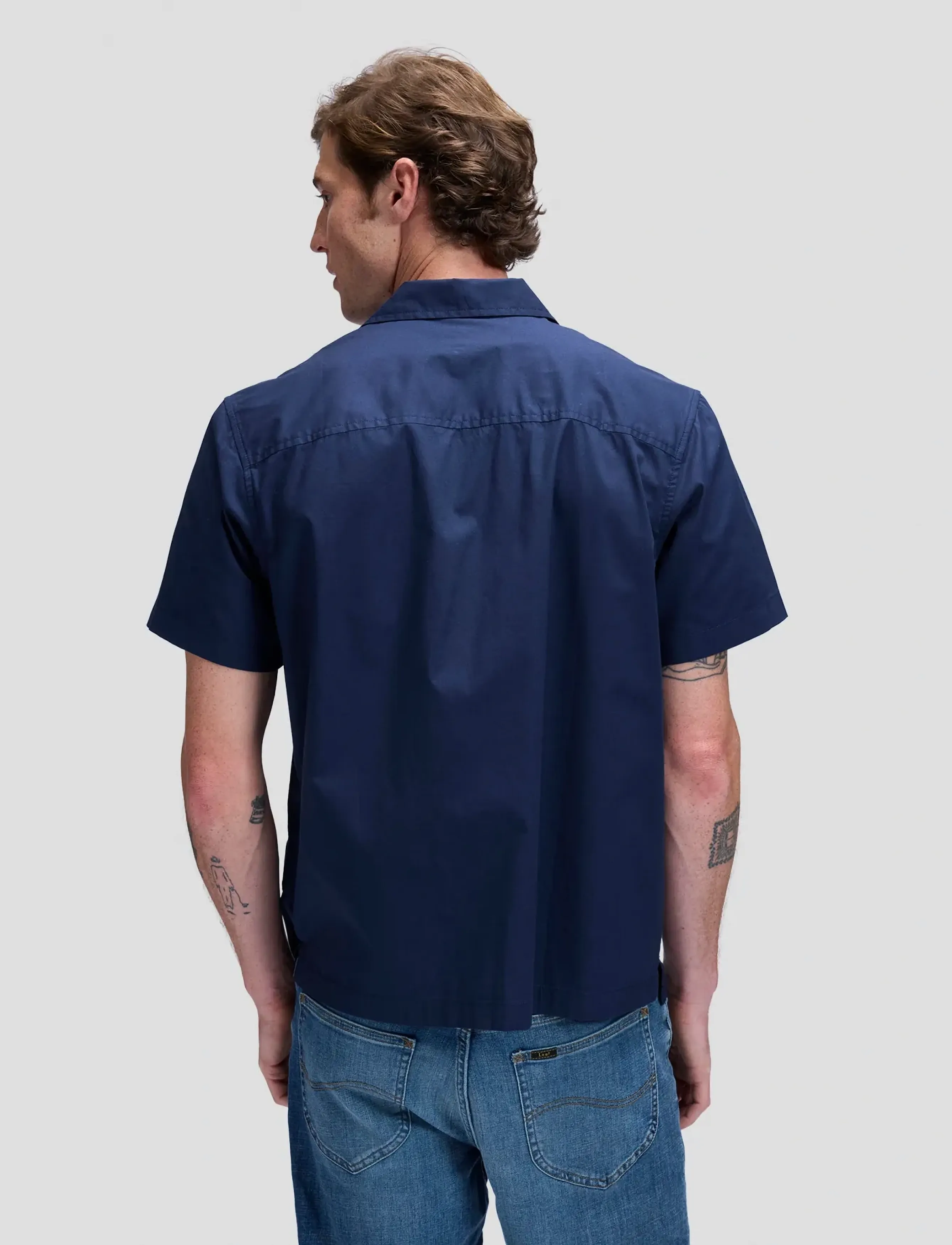 Lee Jeans - RESORT SHIRT - kurzarmhemden - mood indigo - 2