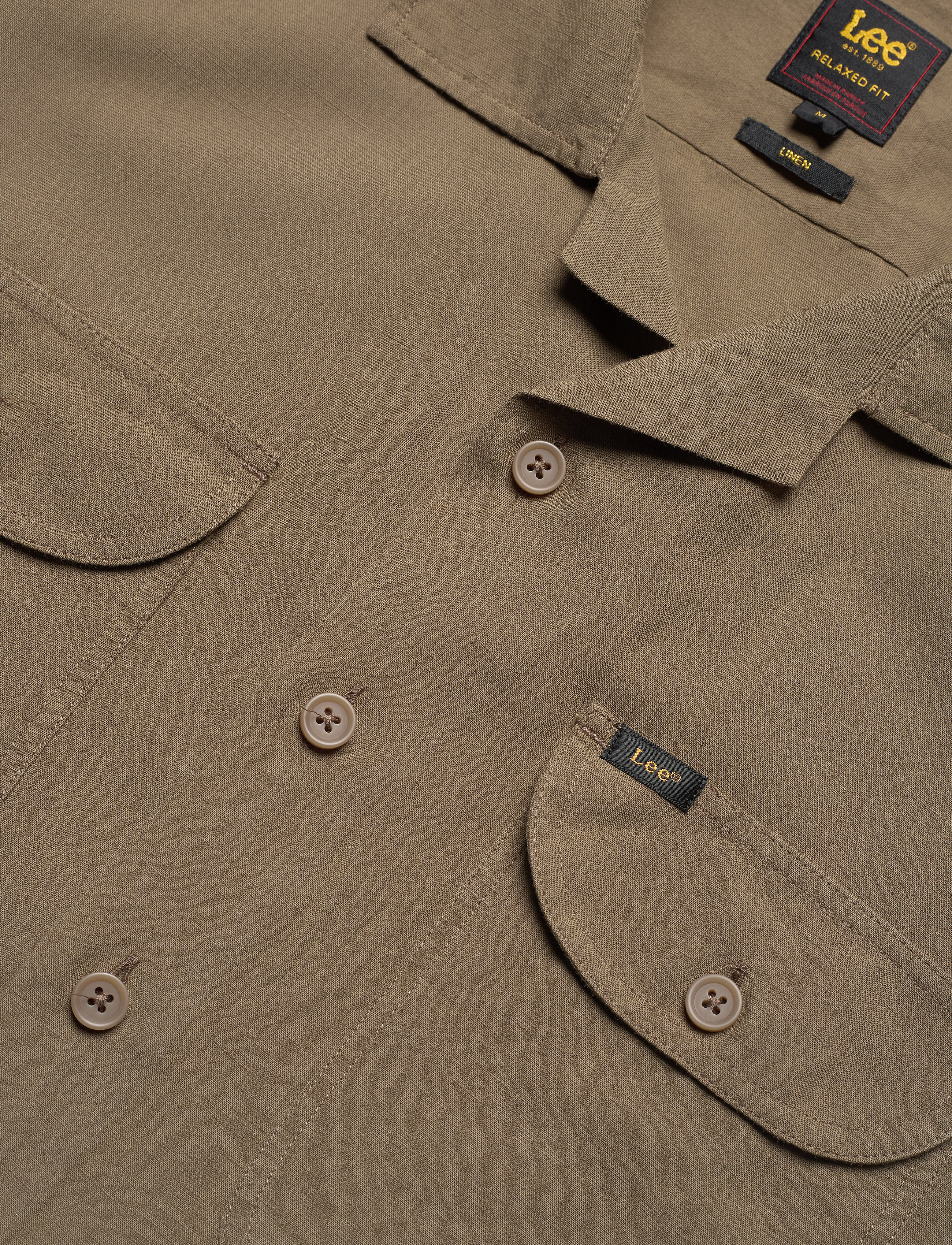 Lee Jeans - SS WORKER SHIRT - utility green - 2
