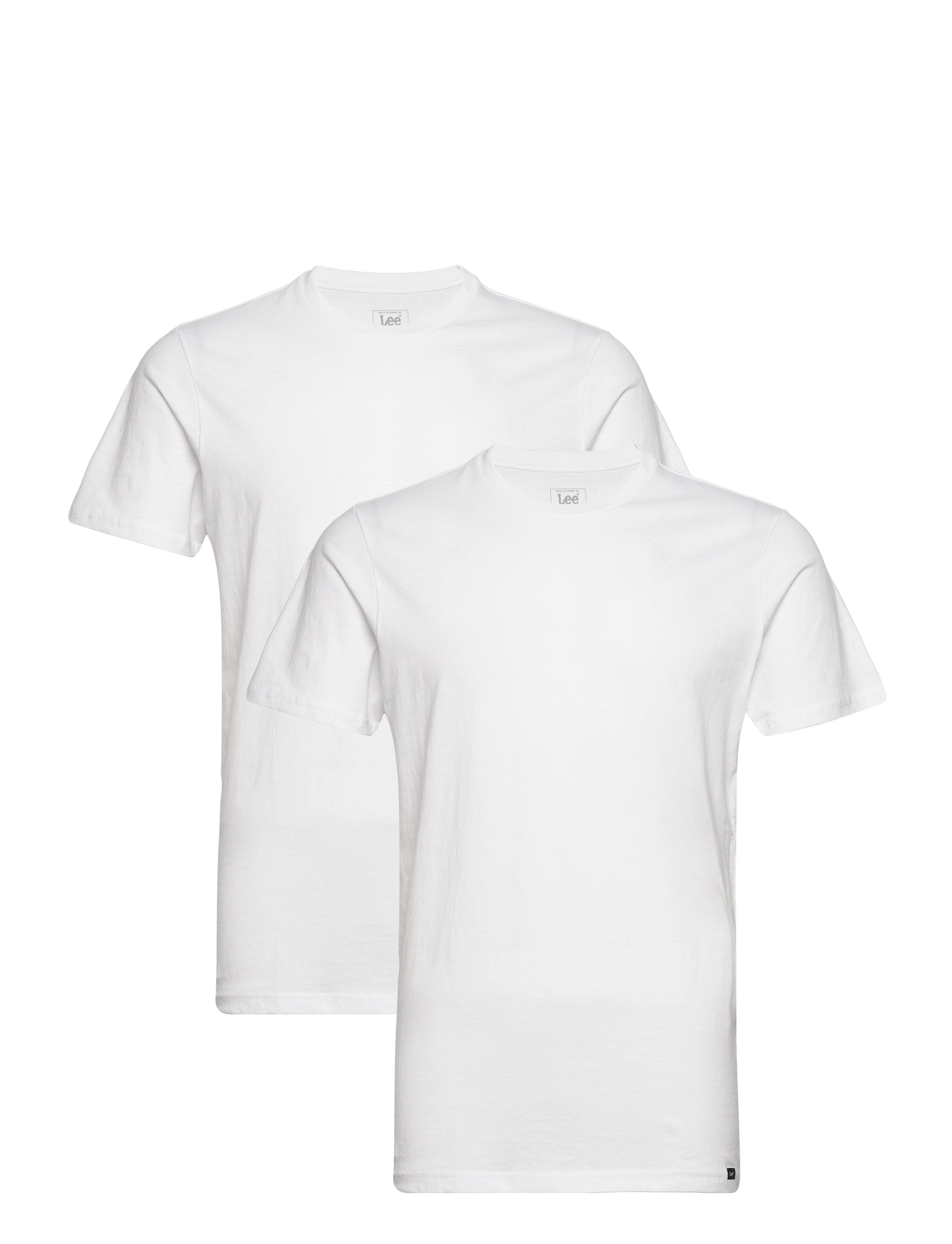 Lee Jeans - TWIN PACK CREW - white - 0