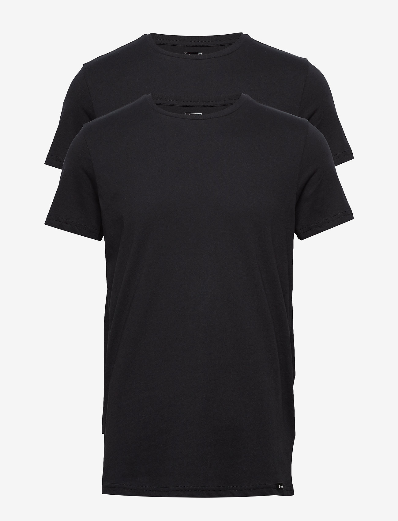 Lee Jeans - TWIN PACK CREW - black - 0