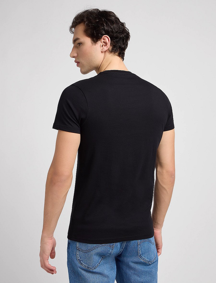 Lee Jeans - TWIN PACK CREW - t-shirts im multipack - black - 5