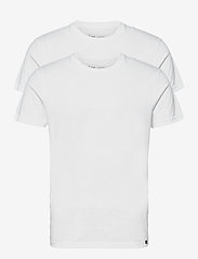 Lee Jeans - TWIN PACK CREW - basic t-shirts - white - 0