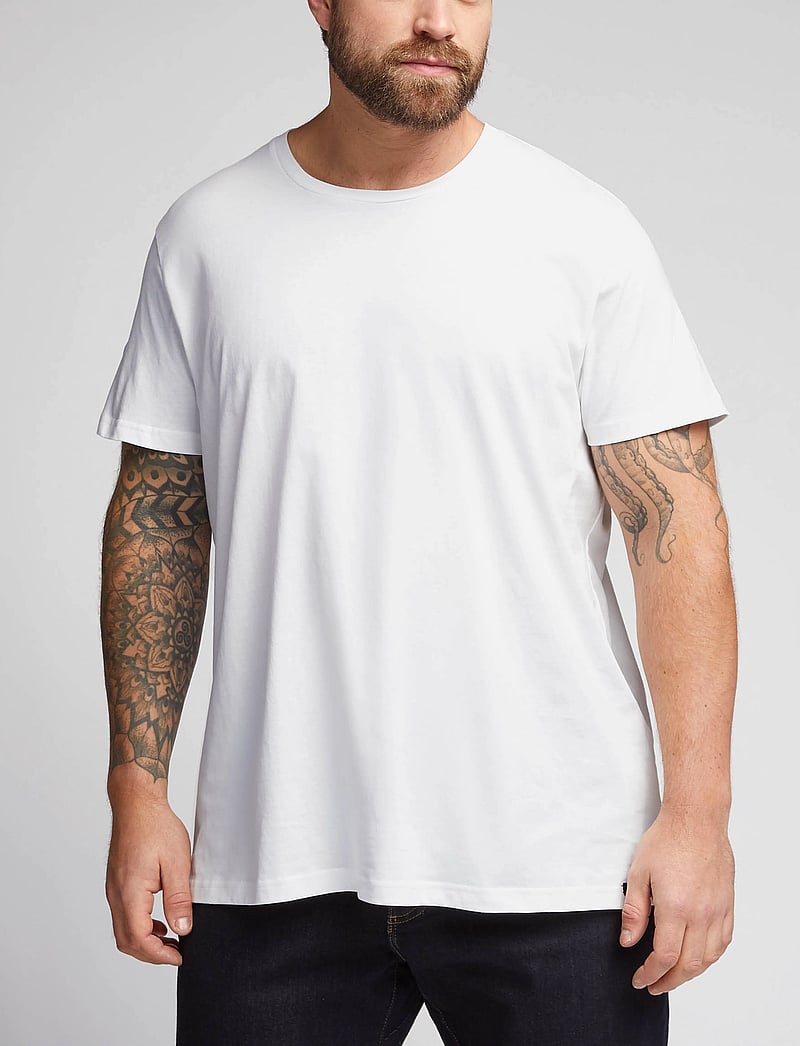 Lee Jeans - TWIN PACK CREW - multipack t-shirts - white - 0