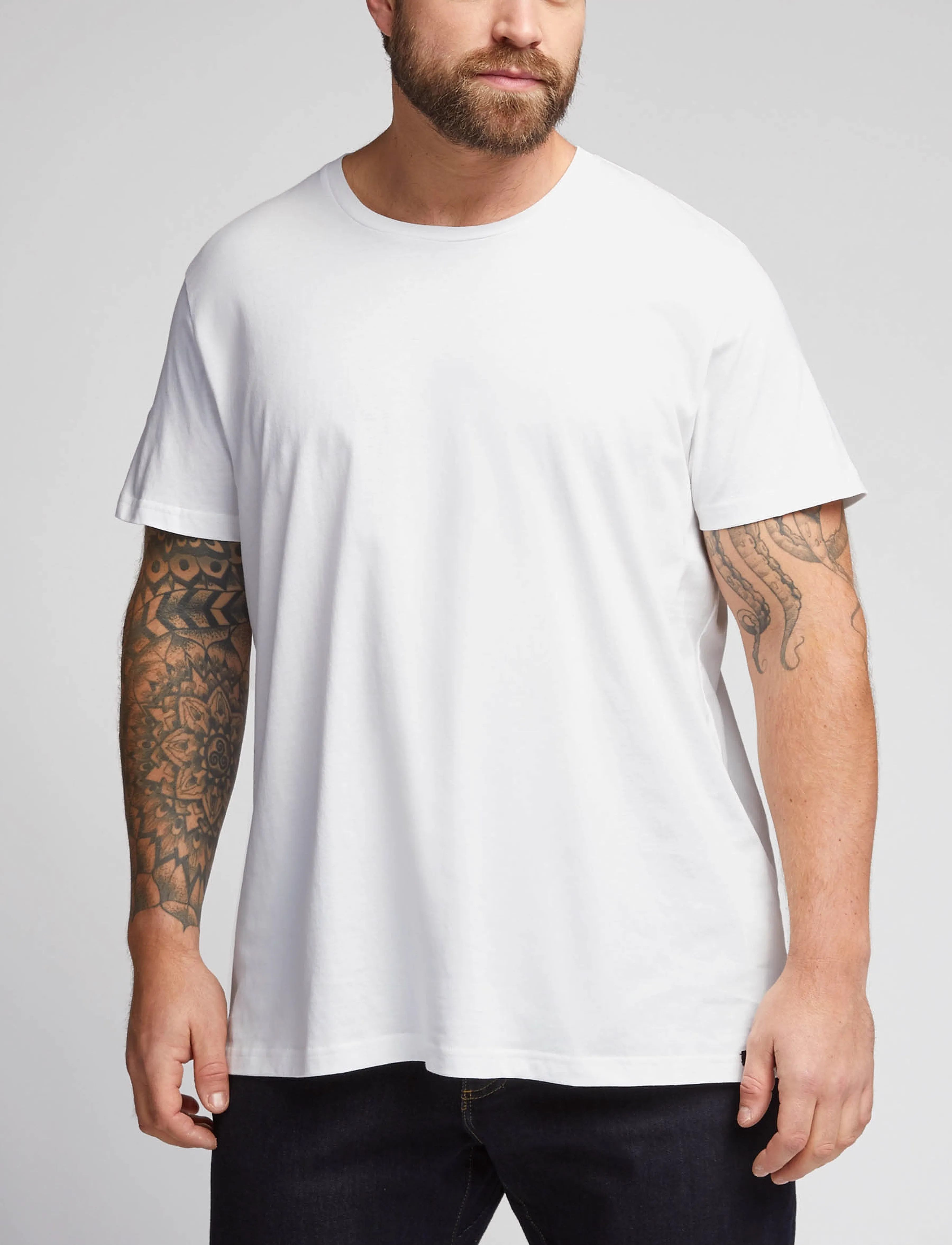 Lee Jeans TWIN PACK CREW - Deals - WHITE / white