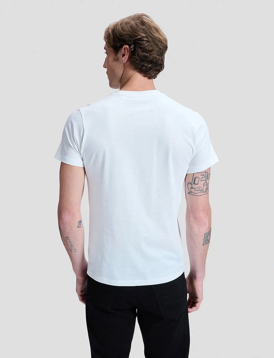 Lee Jeans - TWIN PACK CREW - t-shirts im multipack - white - 2