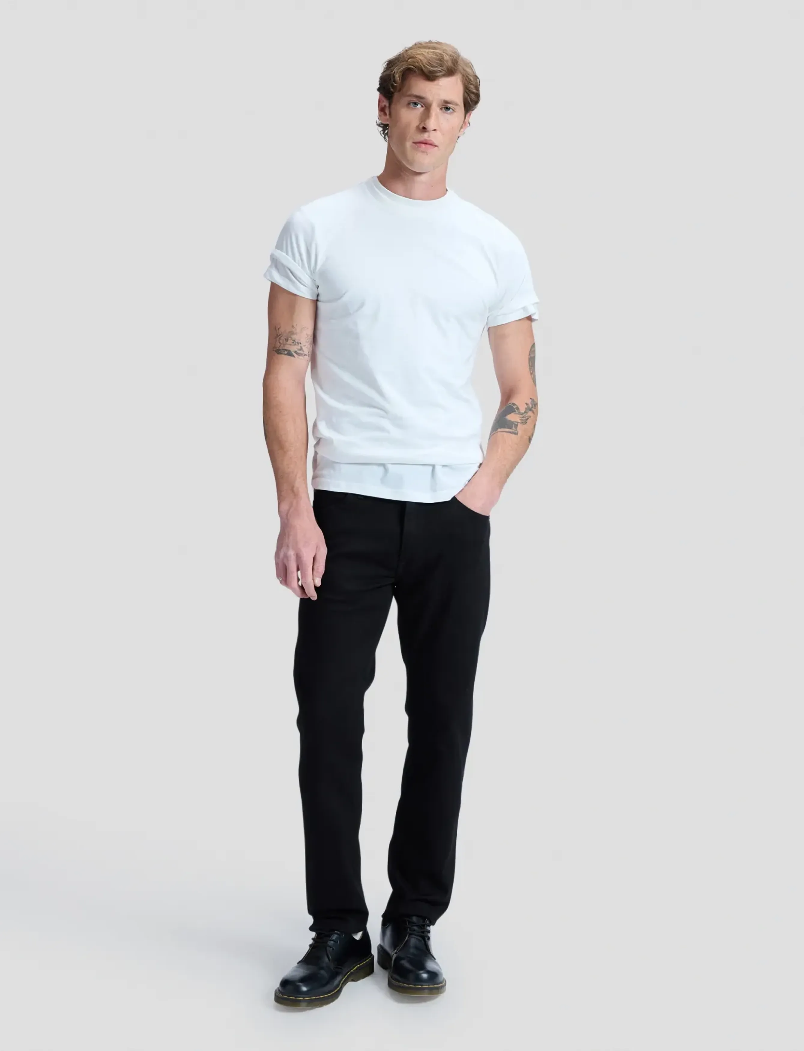 Lee Jeans - TWIN PACK CREW - t-särkide multipakk - white - 3