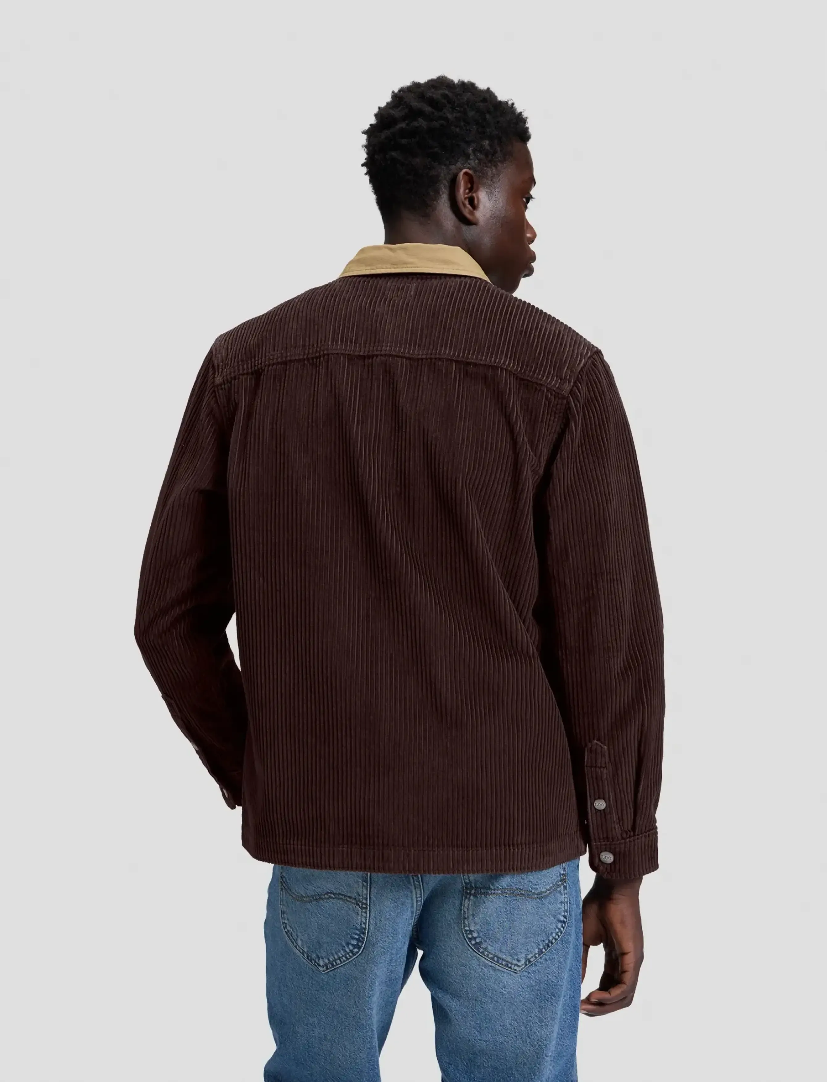 Lee Jeans - WORKWEAR OVERSHIRT - ofodrade jeansjackor - chocolate torte - 3