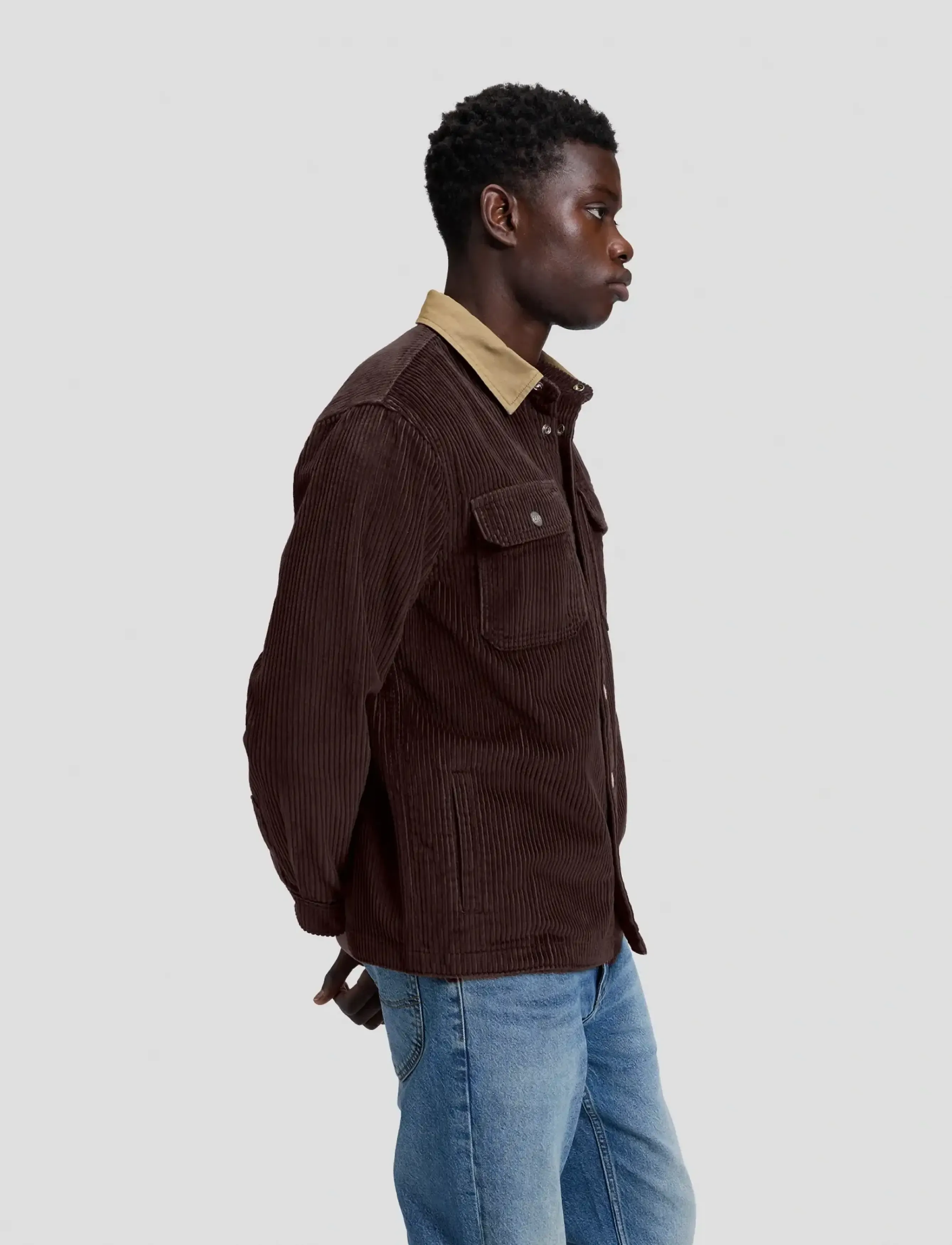 Lee Jeans - WORKWEAR OVERSHIRT - ofodrade jeansjackor - chocolate torte - 4