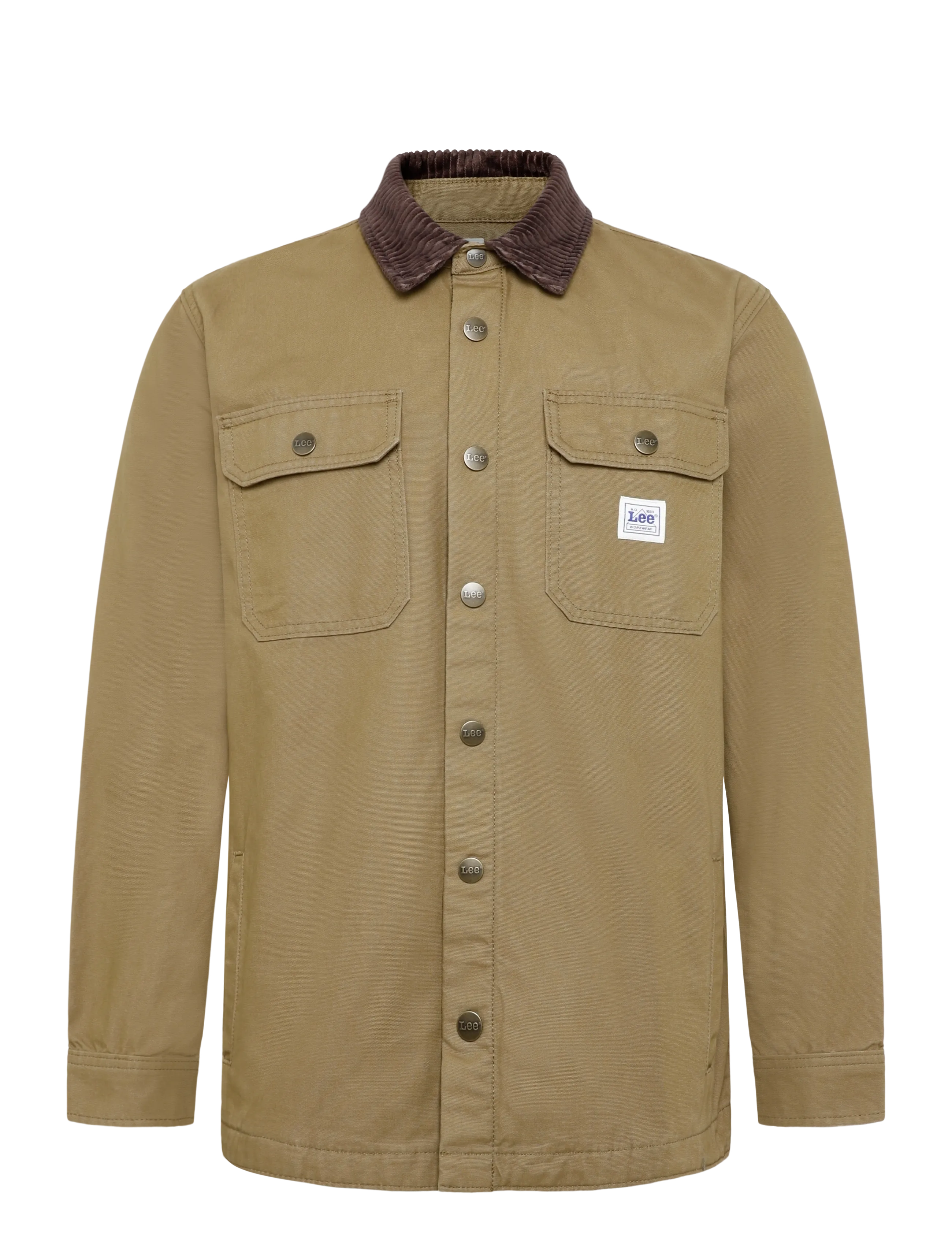 Lee Jeans - WORKWEAR OVERSHIRT - unlined denim jackets - dark khaki - 1