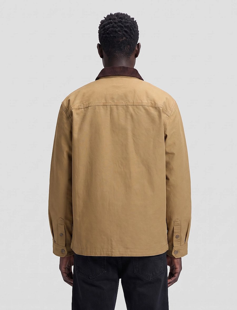 Lee Jeans - WORKWEAR OVERSHIRT - ungefütterte denimjacken - dark khaki - 3