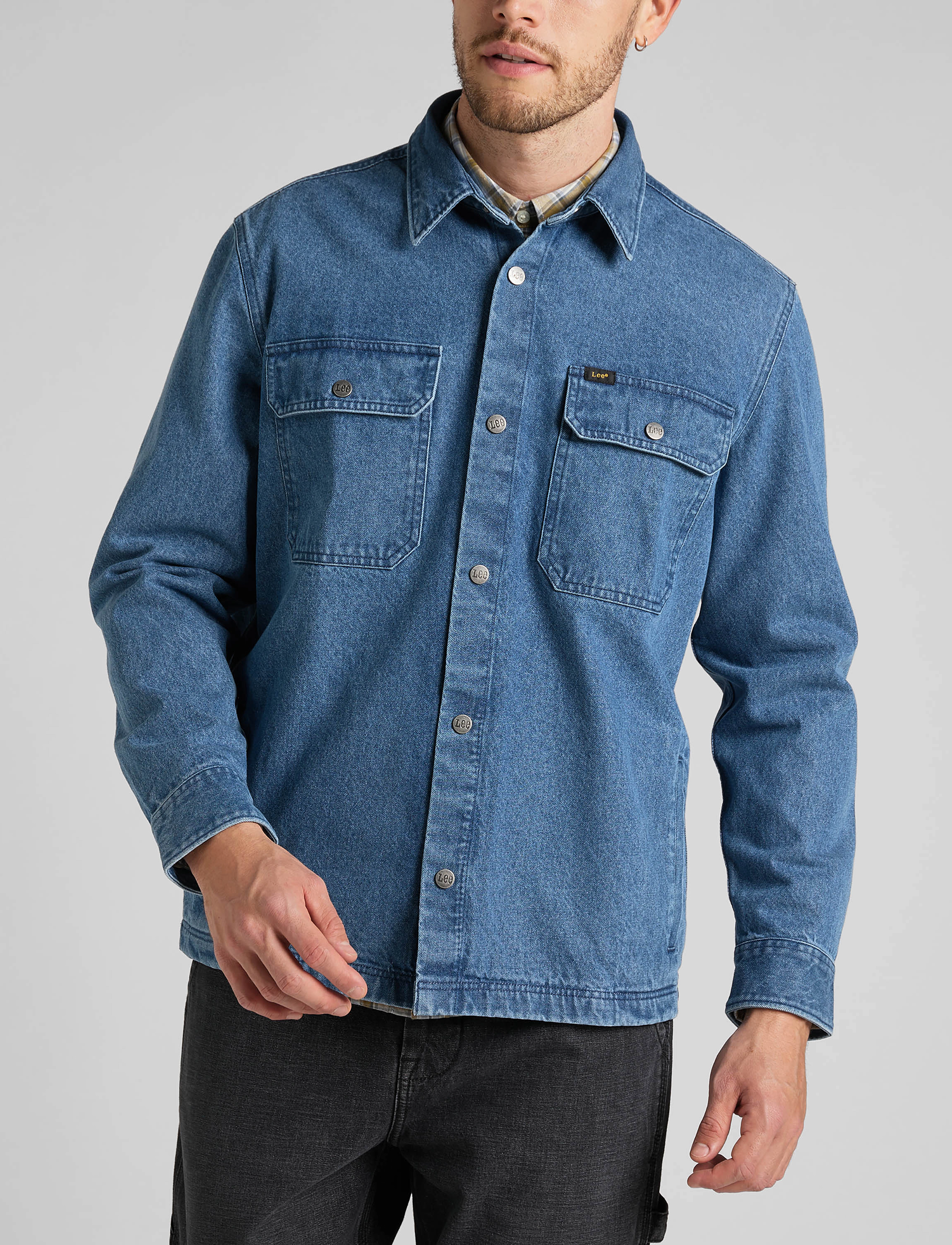 Lee Jeans - WORKWEAR OVERSHIRT - marine - 2