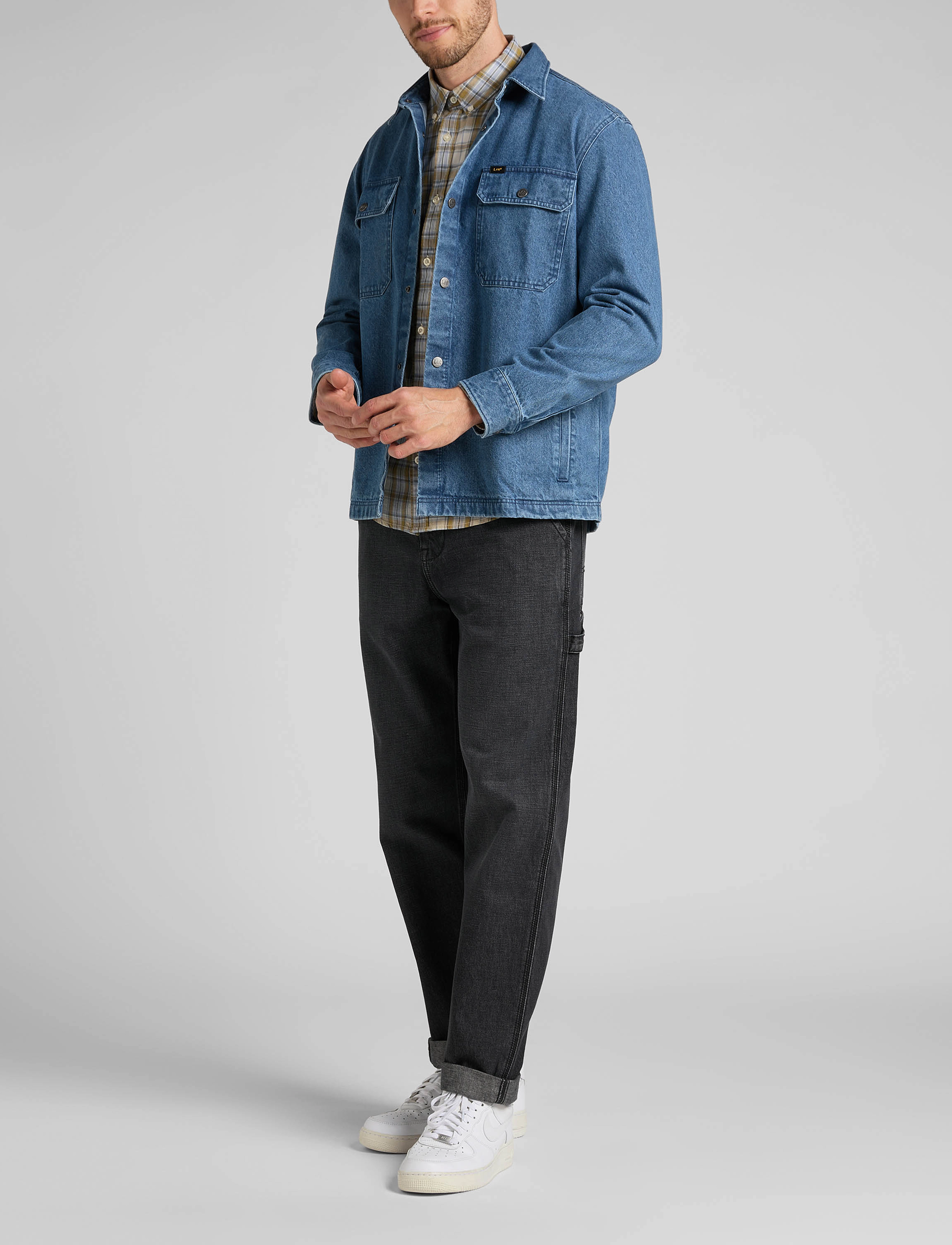 Lee Jeans - WORKWEAR OVERSHIRT - marine - 4