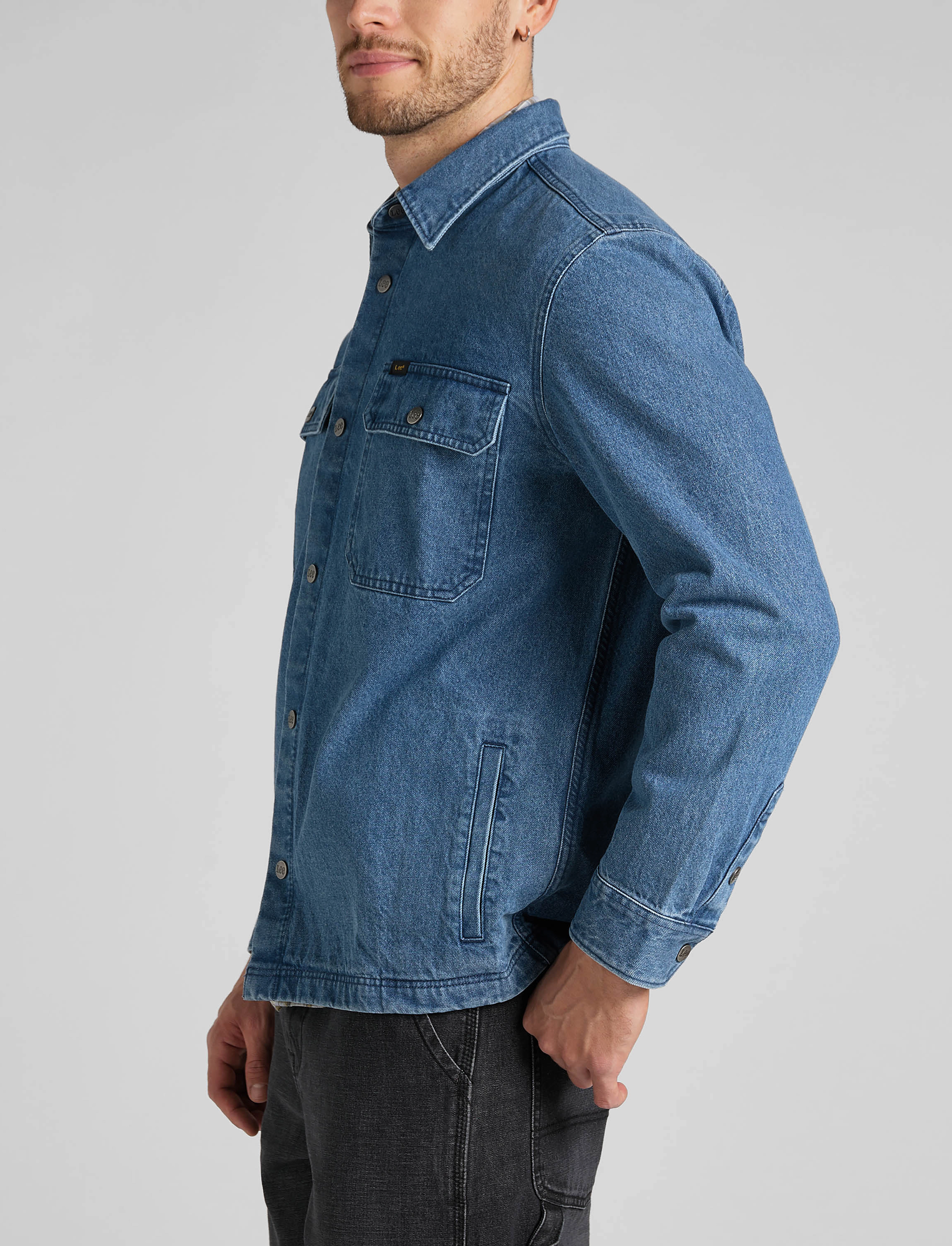 Lee Jeans - WORKWEAR OVERSHIRT - marine - 5