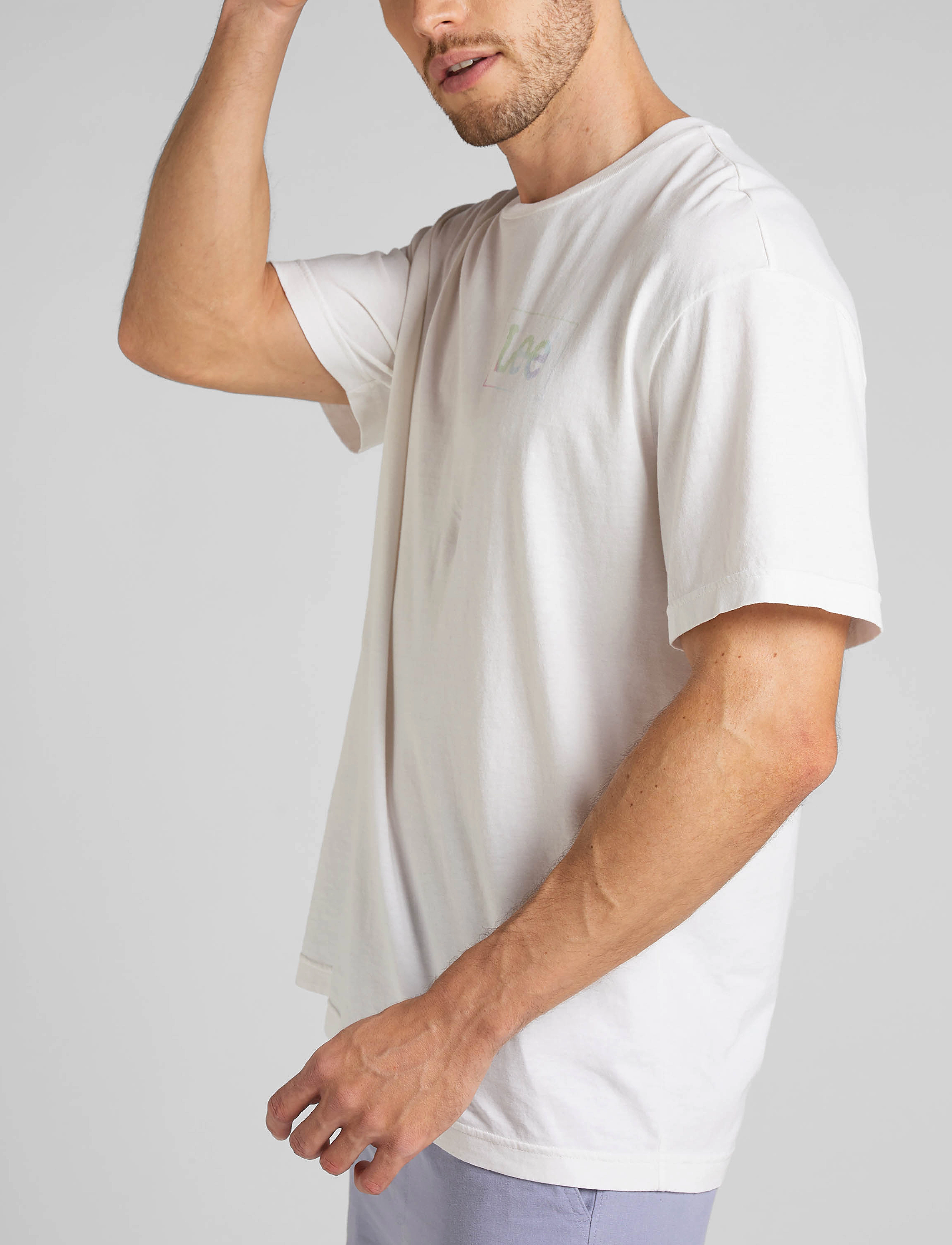Lee Jeans - LOGO LOOSE TEE - bright white - 3
